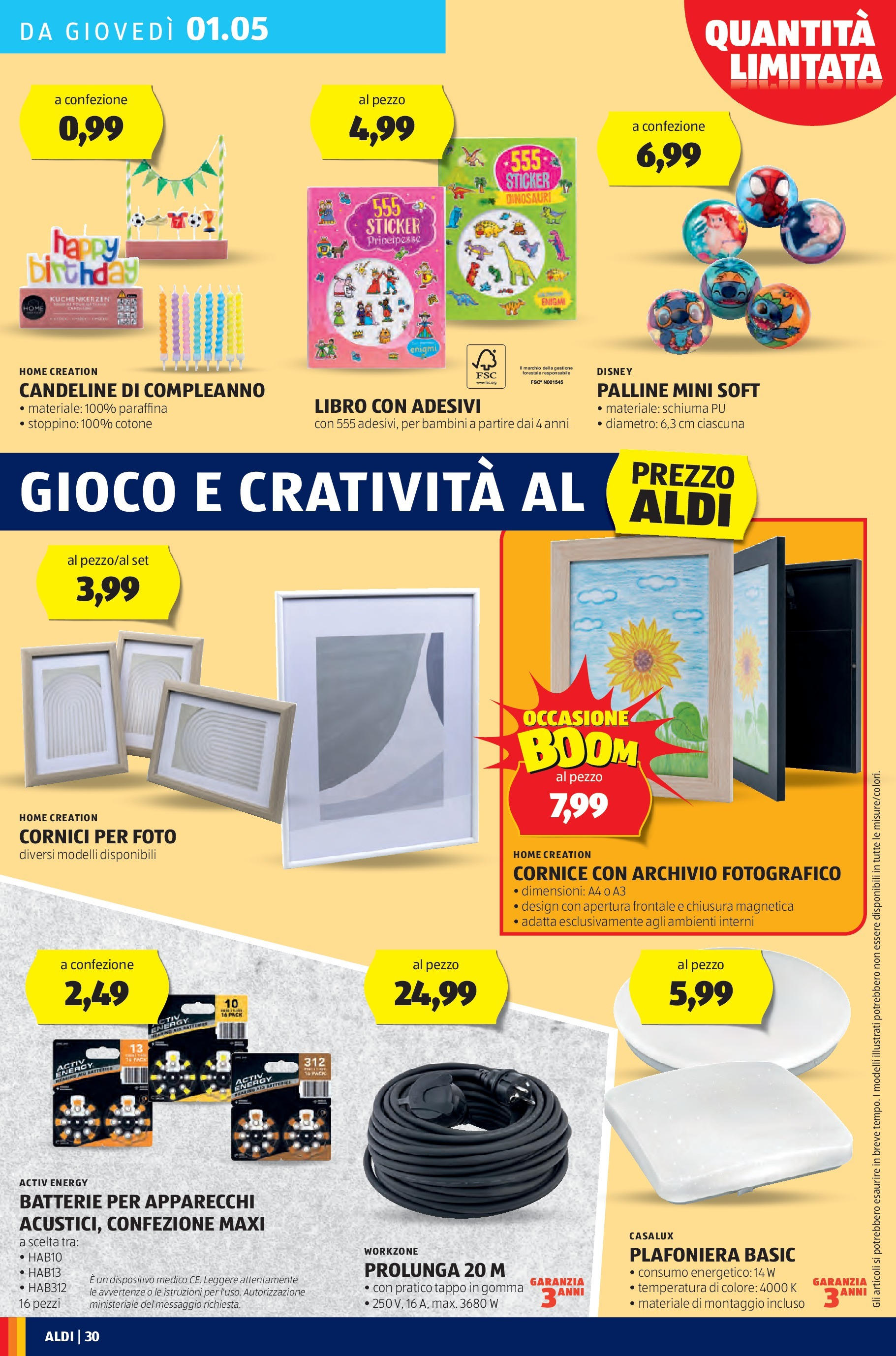 Nuovo Aldi - Regione che vai dal 27/04/2025 > offerte anteprima 🛍️ | Pagina: 30 | Prodotti: Gioco, Batterie
