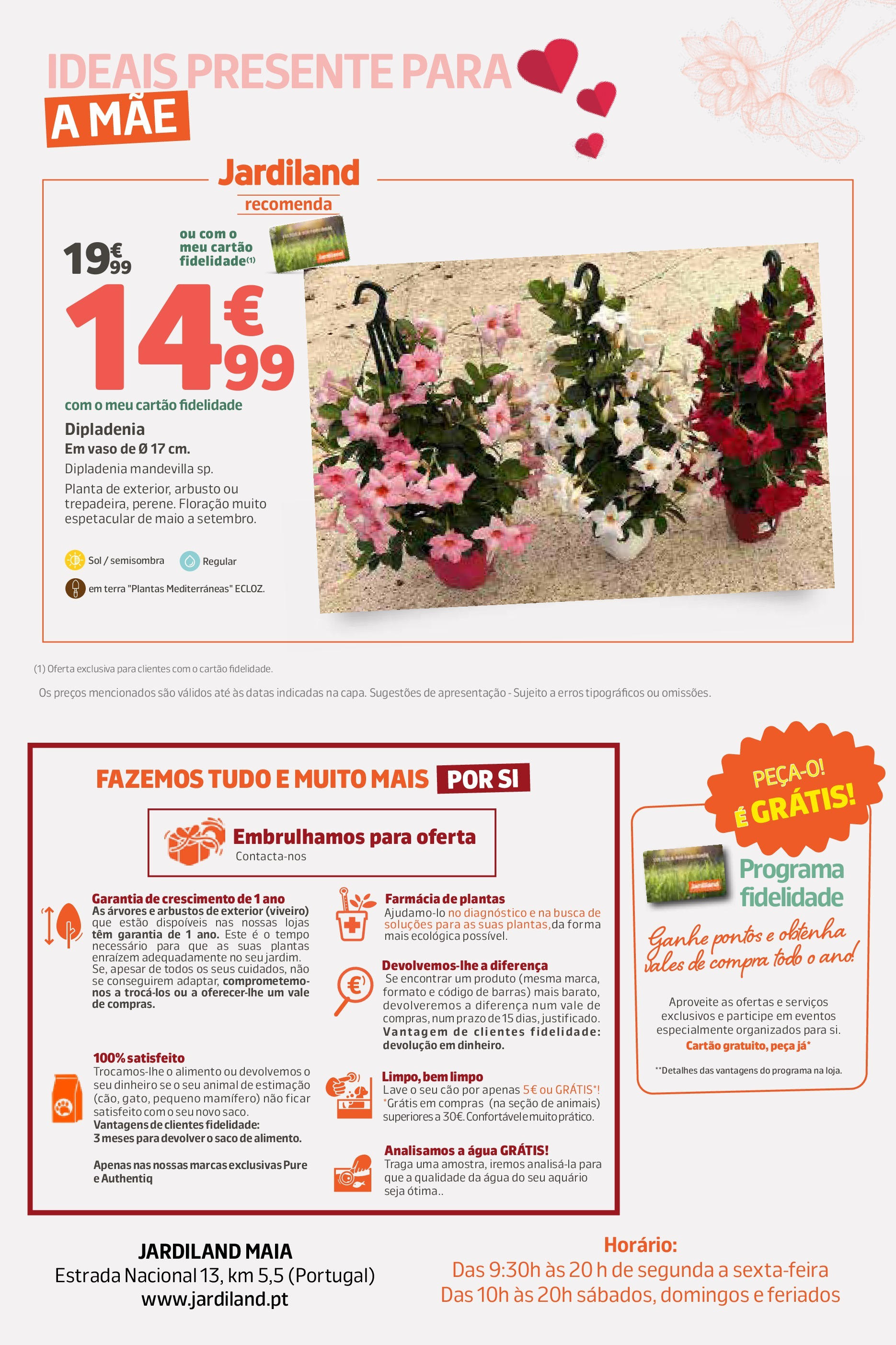 Jardiland - Feliz dia mãe » de 27/04/2025 - 05/05/2025 | Página: 4 | Produtos: Agua, Vaso