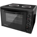 ЗОРА Готварска печка мини Елдом 203VFEN-NEW , 2 ток , Черен