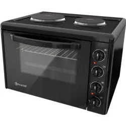 Готварска печка мини Елдом 203VFEN-NEW , 2 ток , Черен