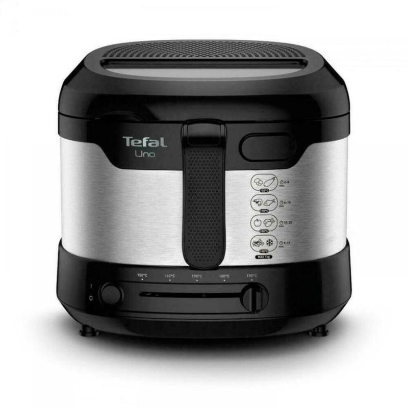 Фритюрник Tefal FF215D30 FRY UNO 1.8l METAL , 1.8 л мазнина, 1 кг продукти , 1600 W