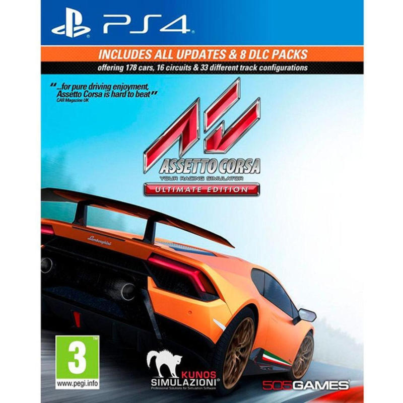 Игра Assetto Corsa Ultimate Edition (PS4)