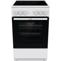 Готварска печка (ток) Gorenje GEC5A61WG , Бял , Керамични