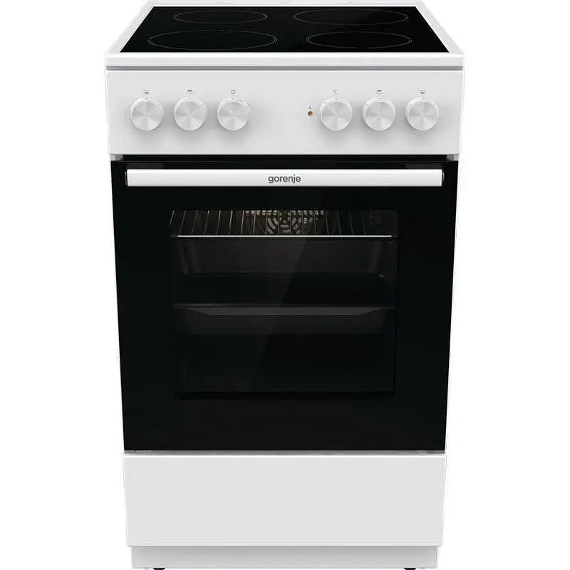 Готварска печка (ток) Gorenje GEC5A61WG , Бял , Керамични