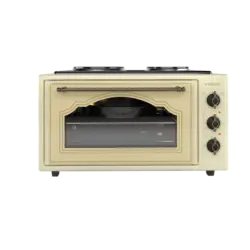 Готварска печка (мини) Finlux FMC-9601DP , 2 ток , Шампанско