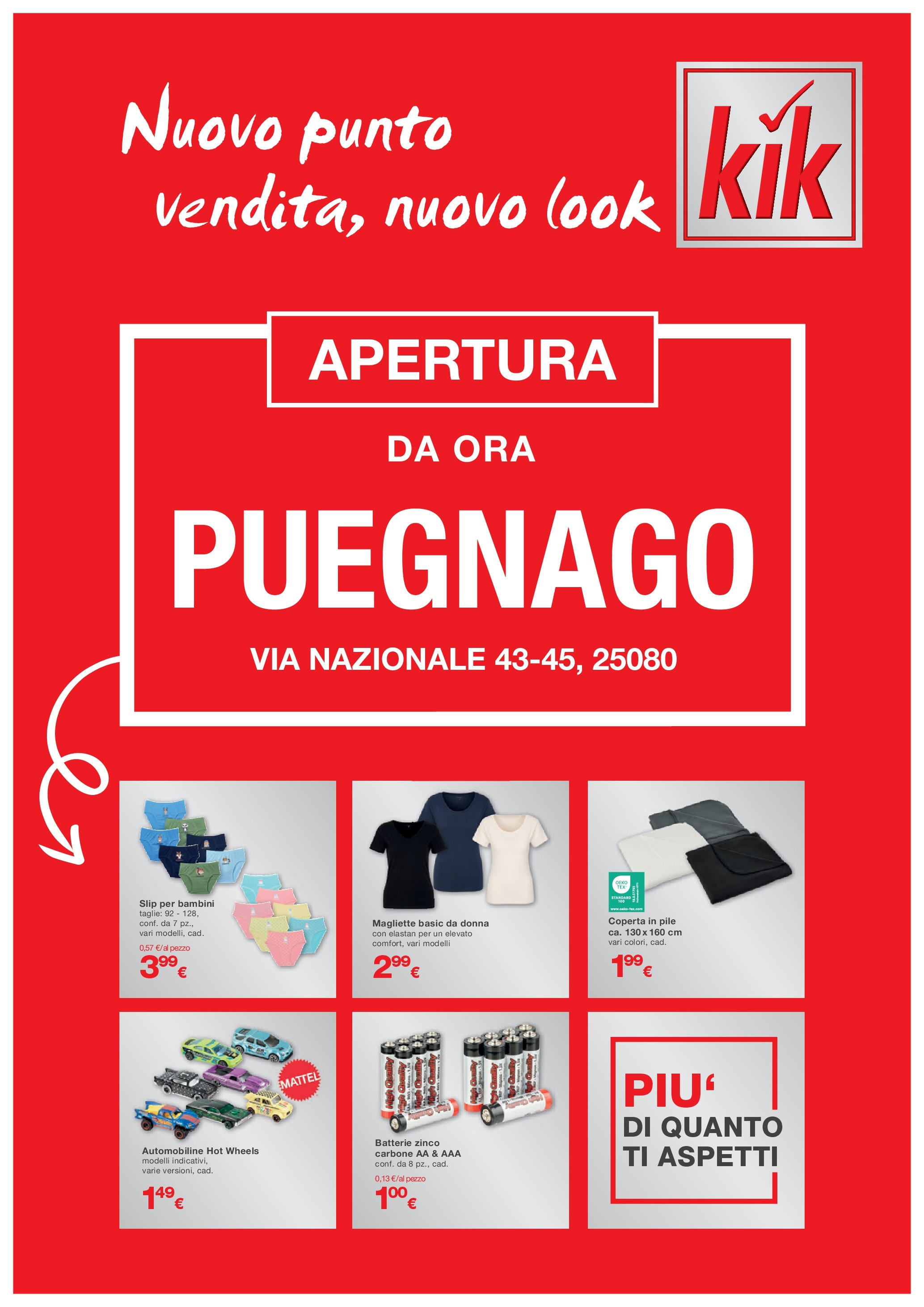 Volantino KiK valido da 07/05/2025 numero di pagina 1