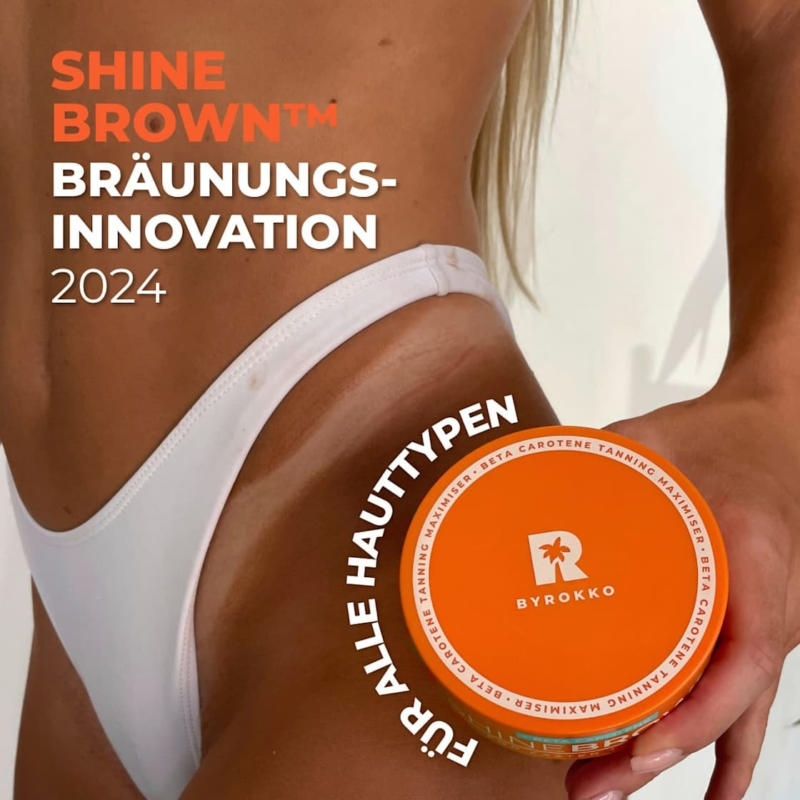 Byrokko Bräunungsbeschleuniger Creme shine brown mit Beta Carotin