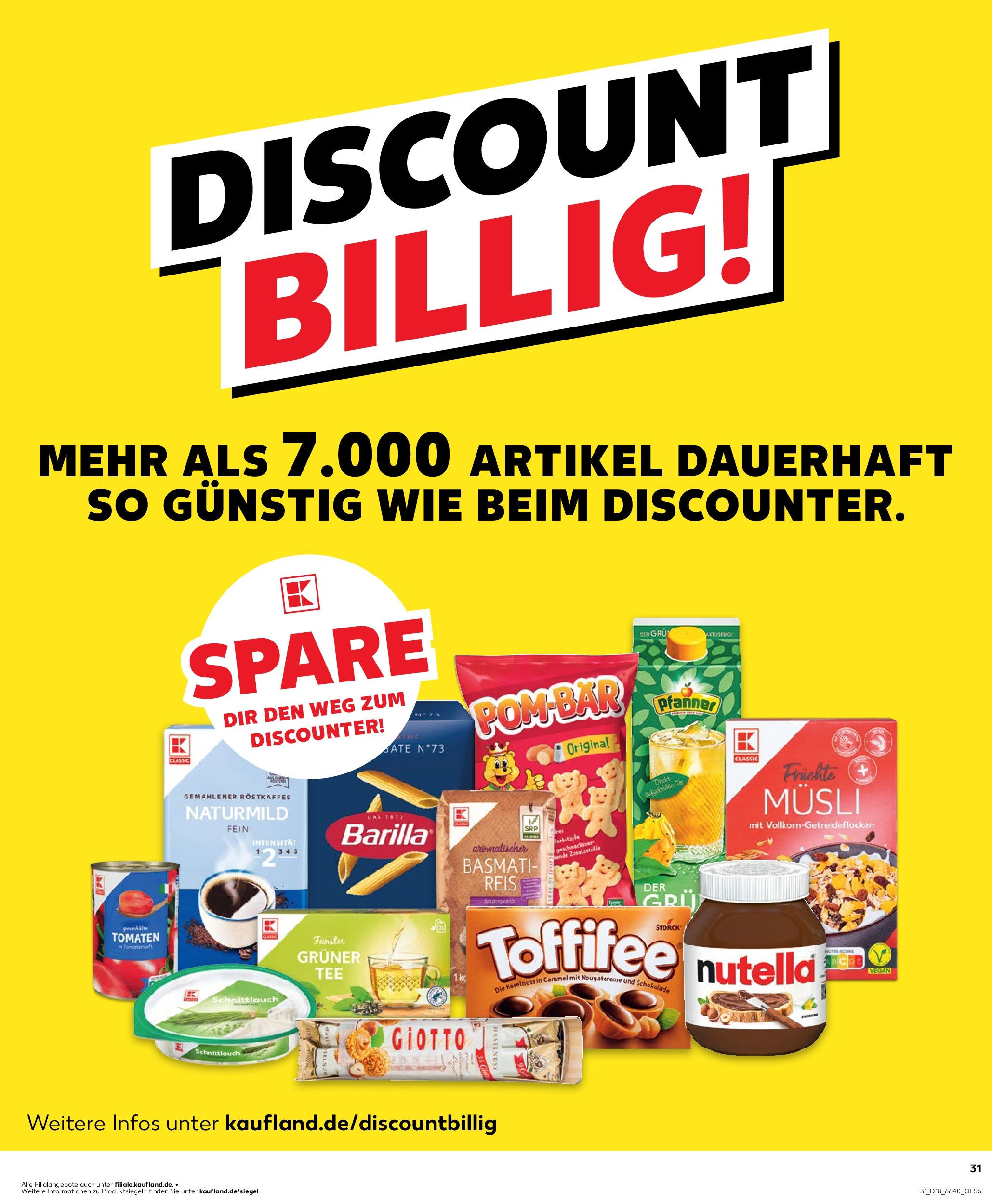 Kaufland - Kaufland: Wochenangebote (ab 01.05.2025) » Angebote Online | Seite: 31 | Produkte: Barilla, Schokolade, Toffifee, Pasta Kaufland - Kaufland: Wochenangebote (ab 01.05.2025) » Angebote Online zum Blättern | Seite: 31 | Produkte: Barilla, Schokolade, Toffifee, Pasta