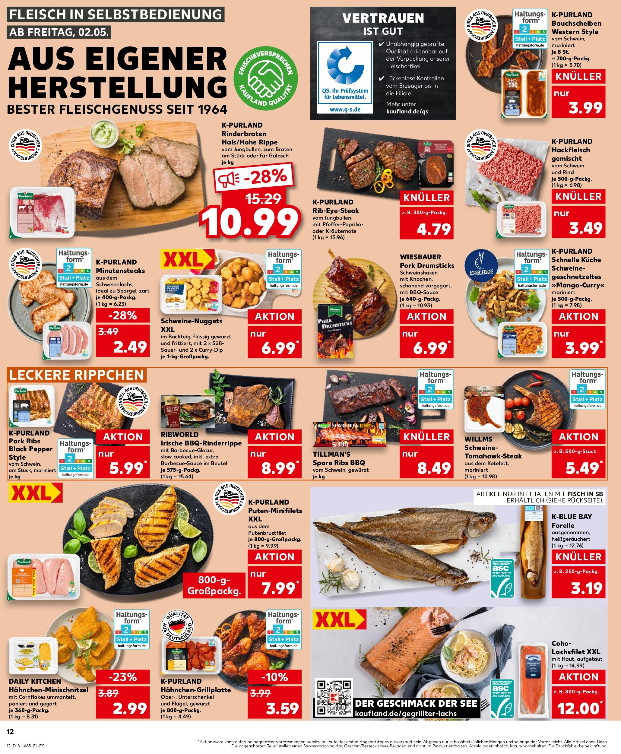 Kaufland - Kaufland: Wochenangebote (ab 01.05.2025) » Angebote Online | Seite: 12 | Produkte: Grill, Schnitzel, Fisch, Gulasch Kaufland - Kaufland: Wochenangebote (ab 01.05.2025) » Angebote Online zum Blättern | Seite: 12 | Produkte: Grill, Schnitzel, Fisch, Gulasch