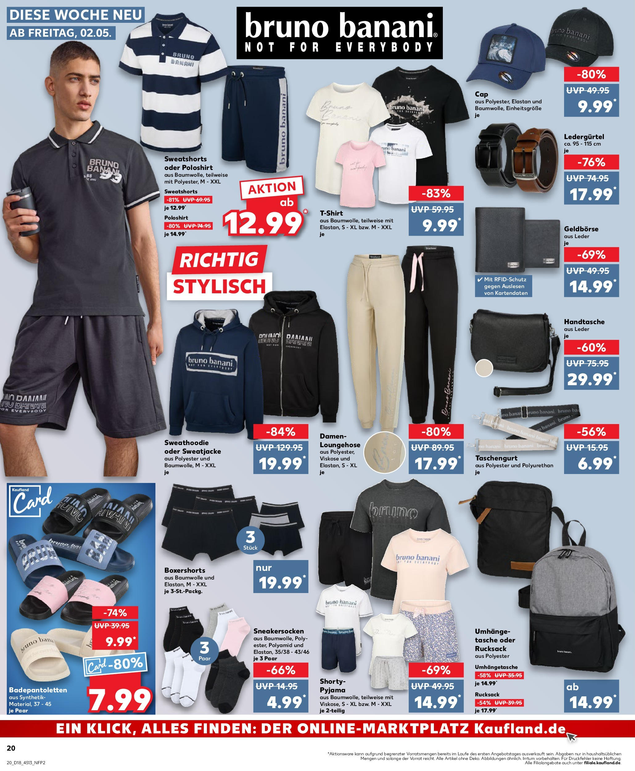 Kaufland - Kaufland: Wochenangebote (ab 01.05.2025) » Angebote Online | Seite: 20 | Produkte: Sweatjacke, T-Shirt, Poloshirt, Pyjama Kaufland - Kaufland: Wochenangebote (ab 01.05.2025) » Angebote Online zum Blättern | Seite: 20 | Produkte: Sweatjacke, T-Shirt, Poloshirt, Pyjama