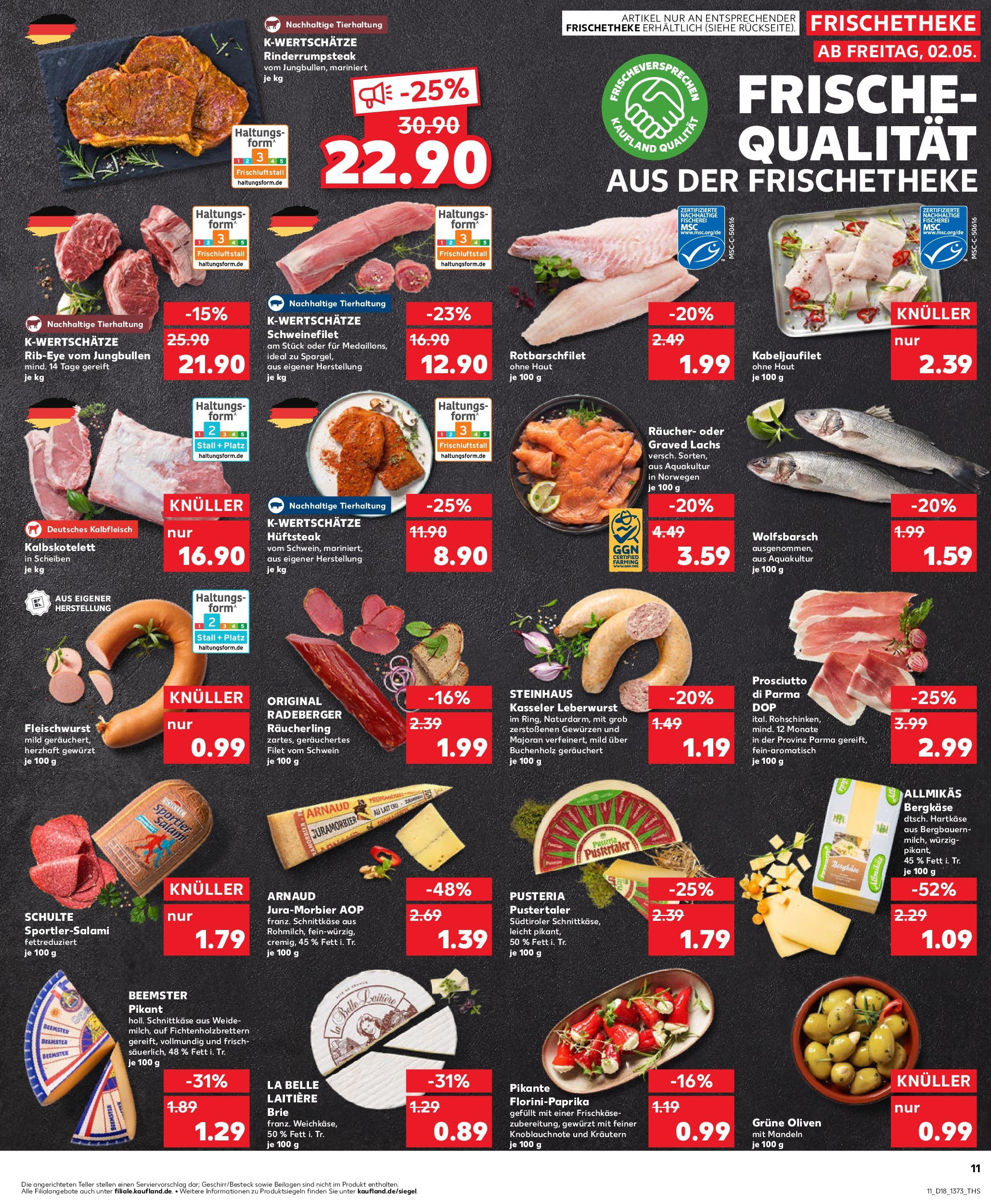 Kaufland - Kaufland: Wochenangebote (ab 01.05.2025) » Angebote Online | Seite: 11 | Produkte: Mandeln, Salami, Steak, Frischkase Kaufland - Kaufland: Wochenangebote (ab 01.05.2025) » Angebote Online zum Blättern | Seite: 11 | Produkte: Mandeln, Salami, Steak, Frischkase