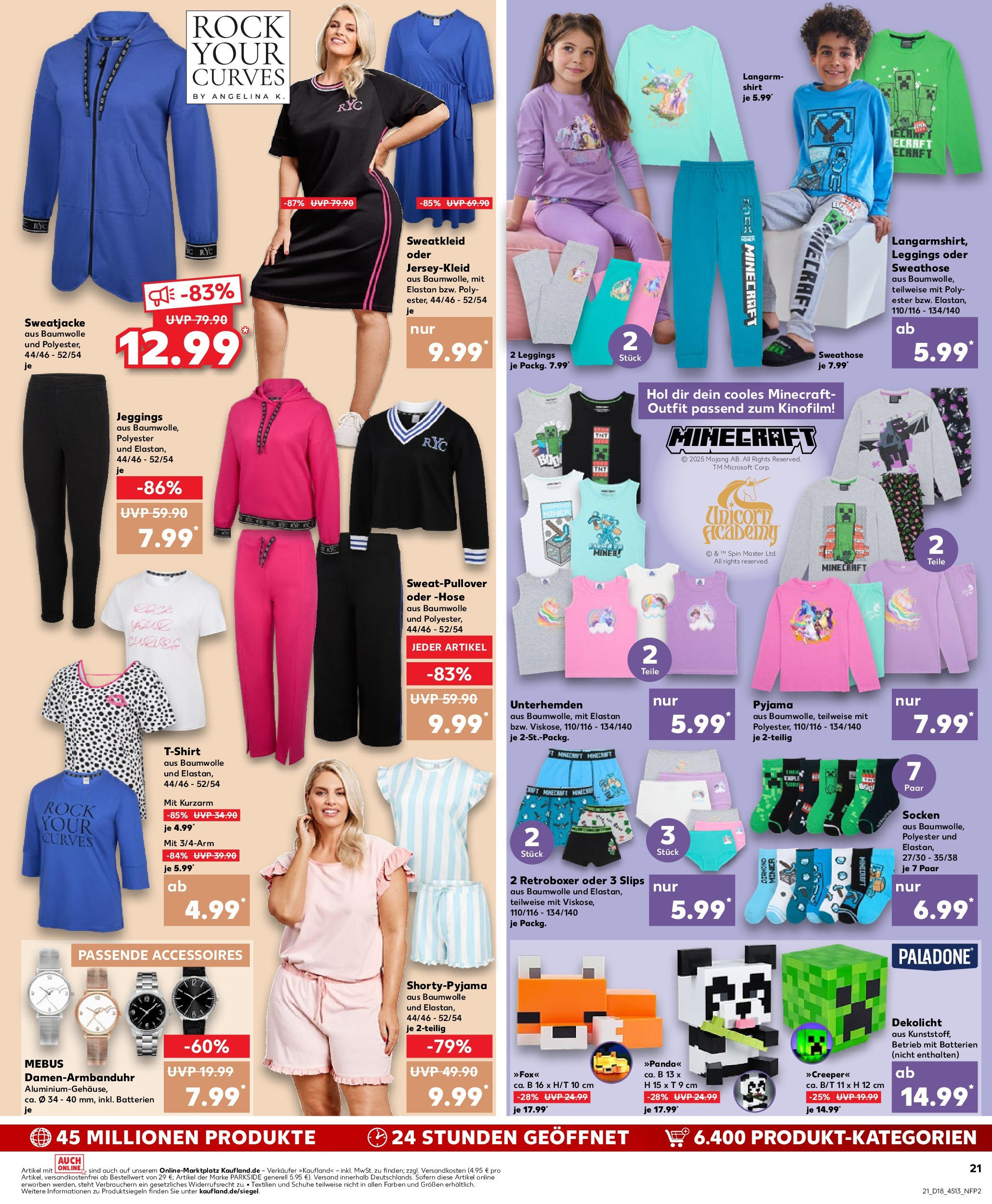 Kaufland - Kaufland: Wochenangebote (ab 01.05.2025) » Angebote Online | Seite: 21 | Produkte: Sweathose, Sweatshirt, Socken, Pyjama Kaufland - Kaufland: Wochenangebote (ab 01.05.2025) » Angebote Online zum Blättern | Seite: 21 | Produkte: Sweathose, Sweatshirt, Socken, Pyjama