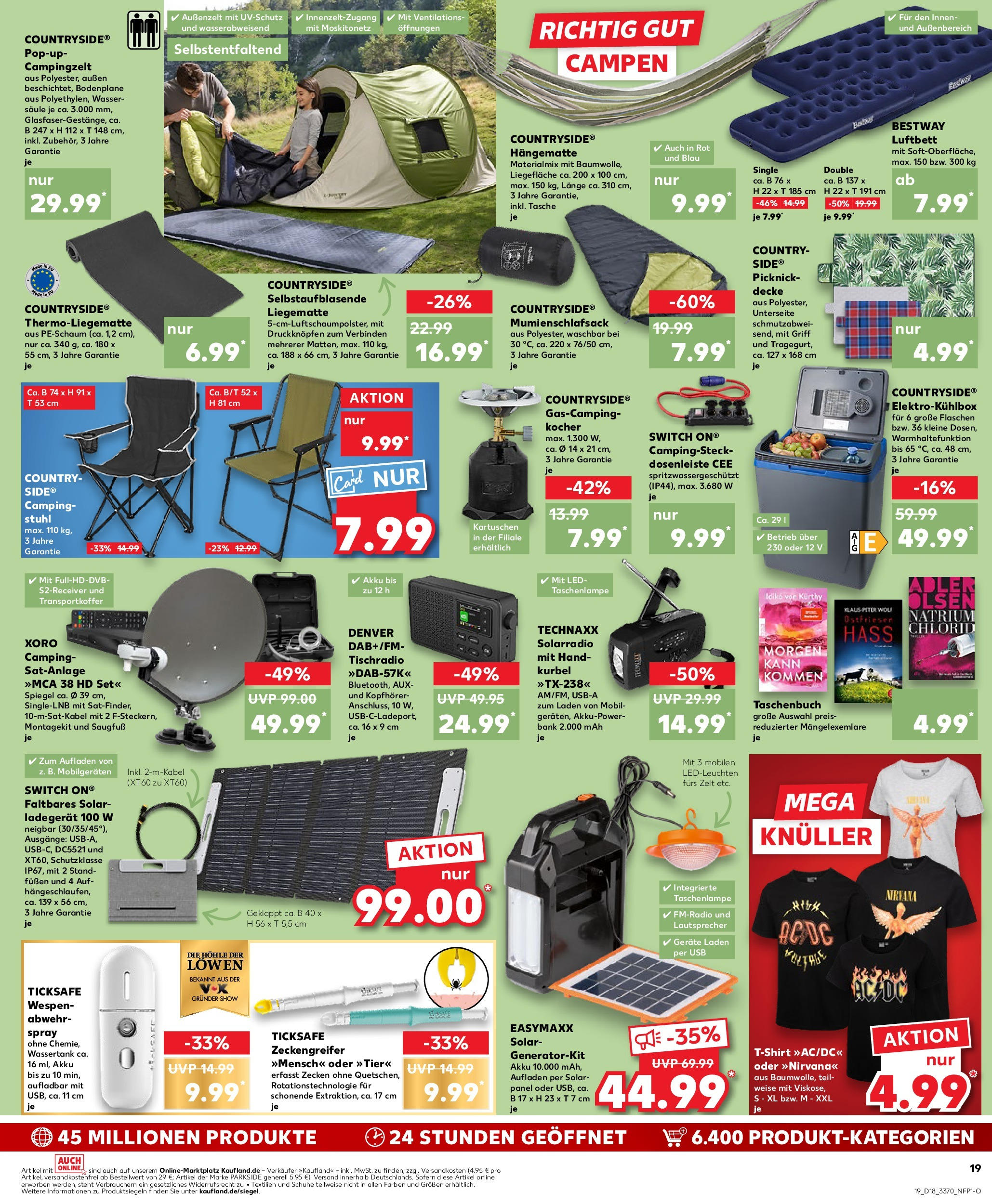 Kaufland - Kaufland: Wochenangebote (ab 01.05.2025) » Angebote Online | Seite: 19 | Produkte: Tasche, Lautsprecher, Spiegel, Ladegerät Kaufland - Kaufland: Wochenangebote (ab 01.05.2025) » Angebote Online zum Blättern | Seite: 19 | Produkte: Tasche, Lautsprecher, Spiegel, Ladegerät