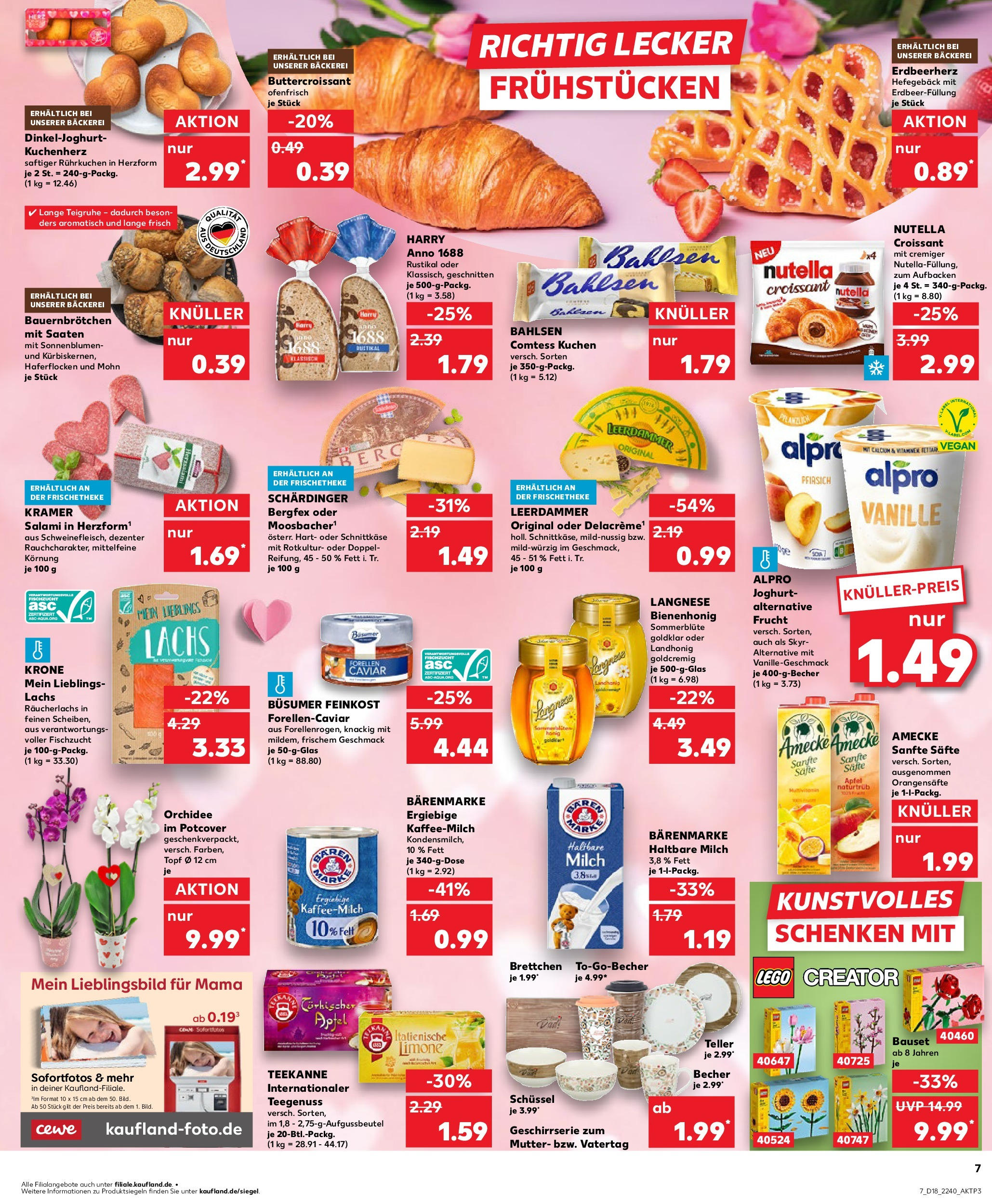 Kaufland - Kaufland: Wochenangebote (ab 01.05.2025) » Angebote Online | Seite: 7 | Produkte: Langnese, Orchidee, Leerdammer, Pfirsich Kaufland - Kaufland: Wochenangebote (ab 01.05.2025) » Angebote Online zum Blättern | Seite: 7 | Produkte: Langnese, Orchidee, Leerdammer, Pfirsich
