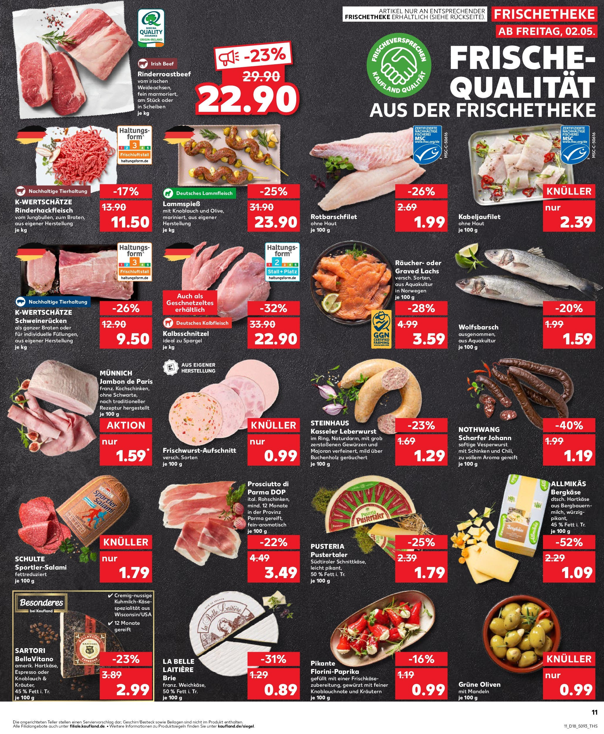 Kaufland - Kaufland: Wochenangebote (ab 01.05.2025) » Angebote Online | Seite: 11 | Produkte: Mandeln, Lachs, Knoblauch, Salami Kaufland - Kaufland: Wochenangebote (ab 01.05.2025) » Angebote Online zum Blättern | Seite: 11 | Produkte: Mandeln, Lachs, Knoblauch, Salami