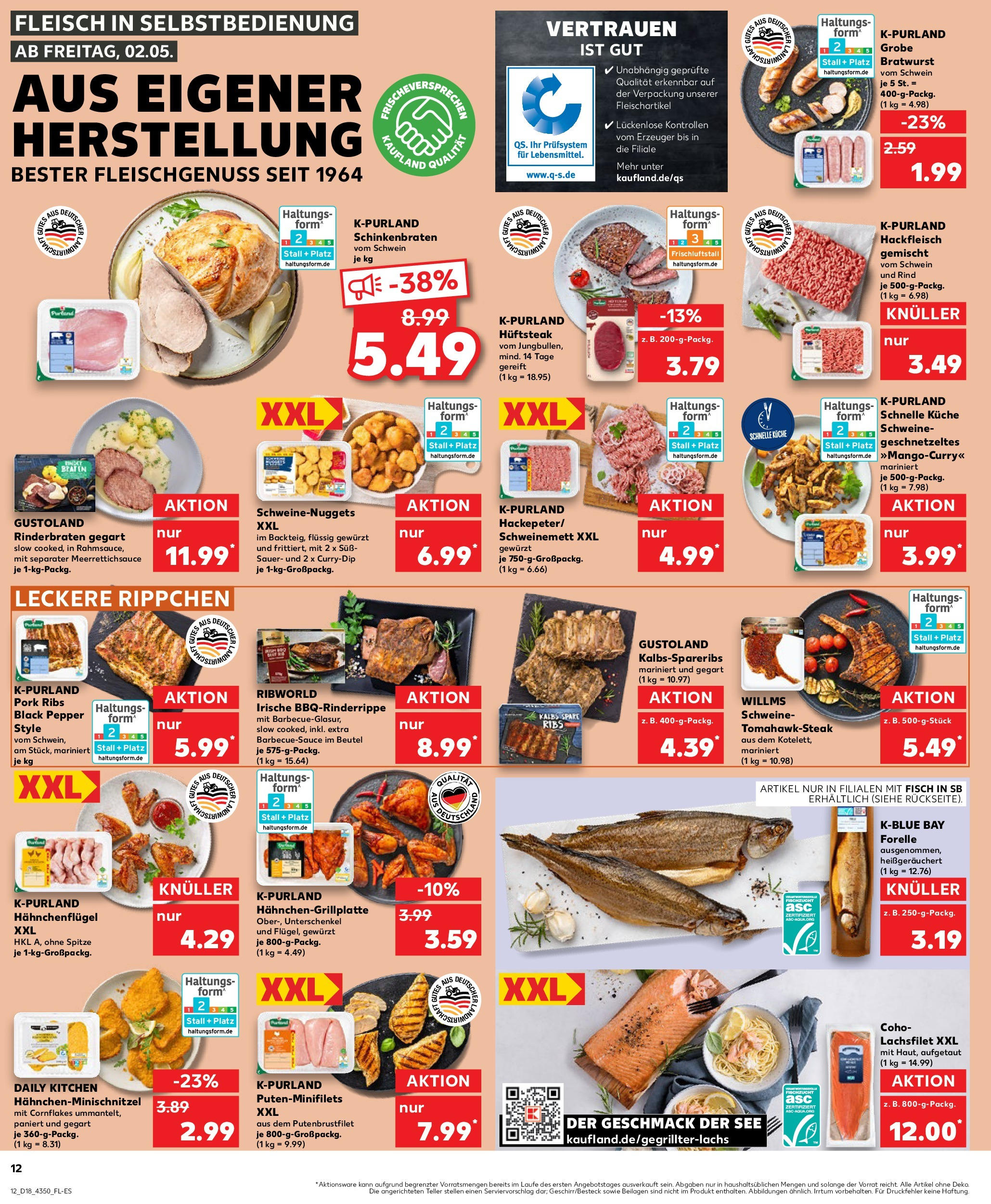 Kaufland - Kaufland: Wochenangebote (ab 01.05.2025) » Angebote Online | Seite: 12 | Produkte: Grill, Bratwurst, Schnitzel, Fleisch Kaufland - Kaufland: Wochenangebote (ab 01.05.2025) » Angebote Online zum Blättern | Seite: 12 | Produkte: Grill, Bratwurst, Schnitzel, Fleisch