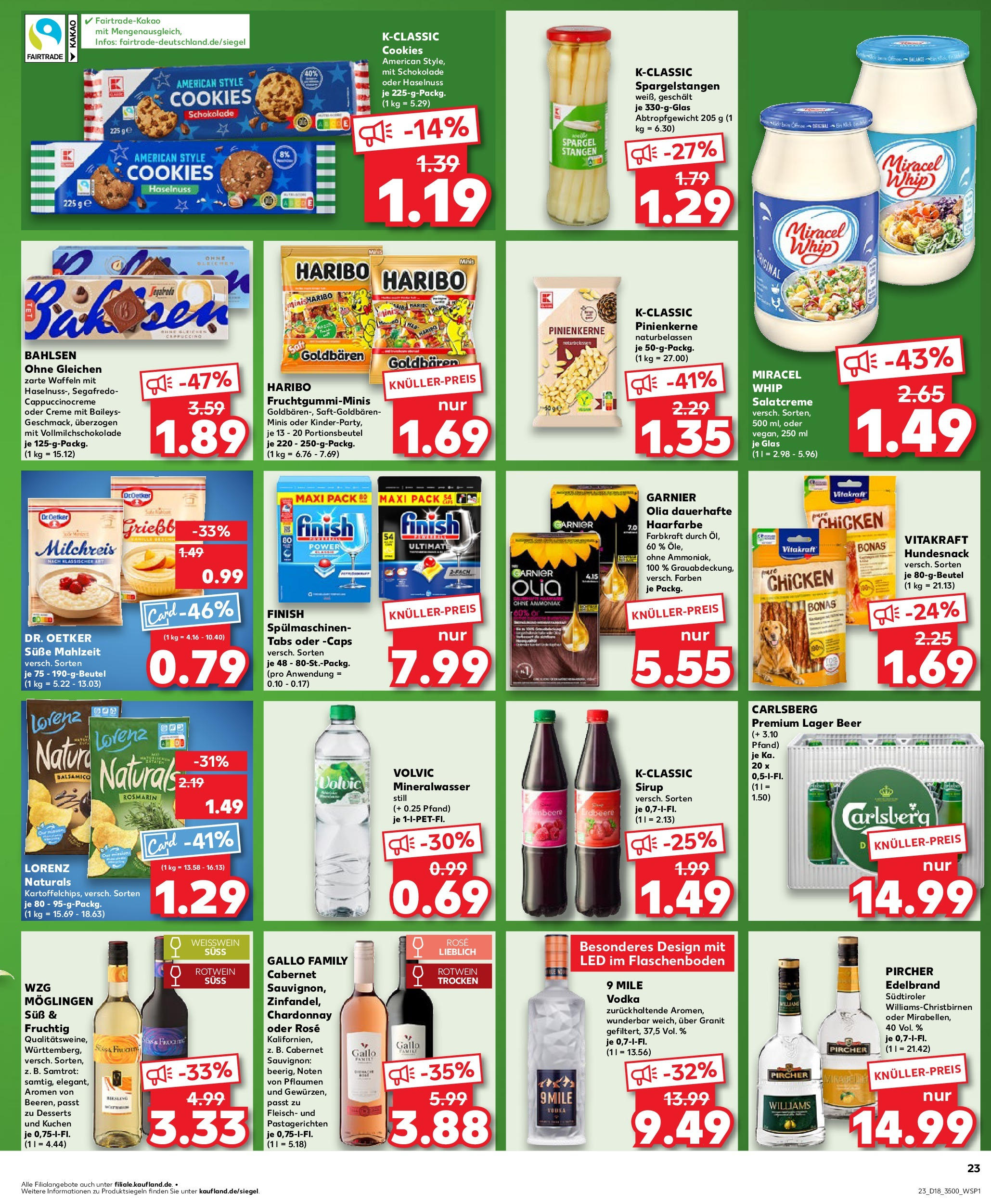 Kaufland - Kaufland: Wochenangebote (ab 01.05.2025) » Angebote Online | Seite: 23 | Produkte: Spargel, Haarfarbe, Baileys, Kuchen Kaufland - Kaufland: Wochenangebote (ab 01.05.2025) » Angebote Online zum Blättern | Seite: 23 | Produkte: Spargel, Haarfarbe, Baileys, Kuchen