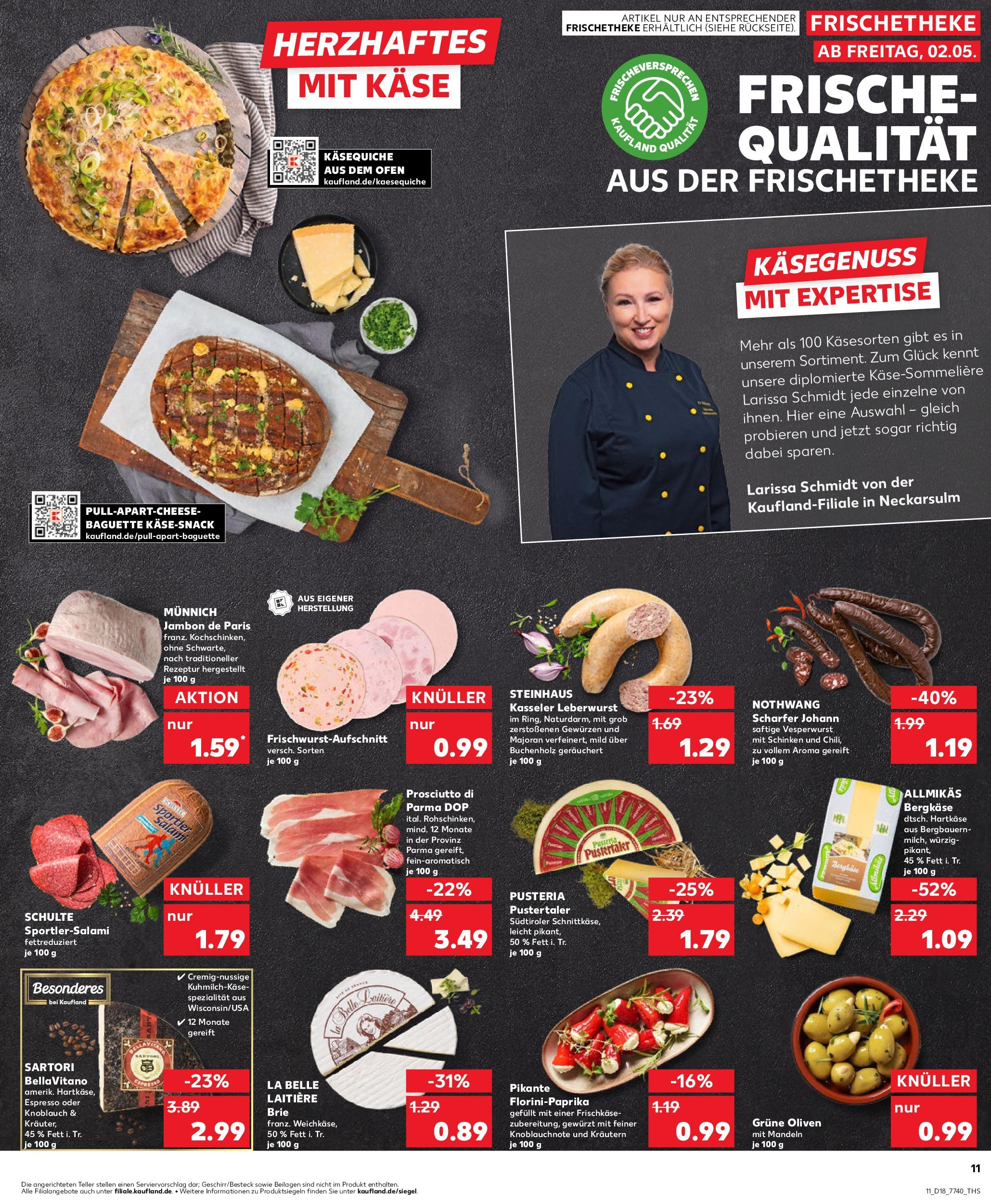 Kaufland - Kaufland: Wochenangebote (ab 01.05.2025) » Angebote Online | Seite: 11 | Produkte: Ofen, Mandeln, Knoblauch, Schinken Kaufland - Kaufland: Wochenangebote (ab 01.05.2025) » Angebote Online zum Blättern | Seite: 11 | Produkte: Ofen, Mandeln, Knoblauch, Schinken