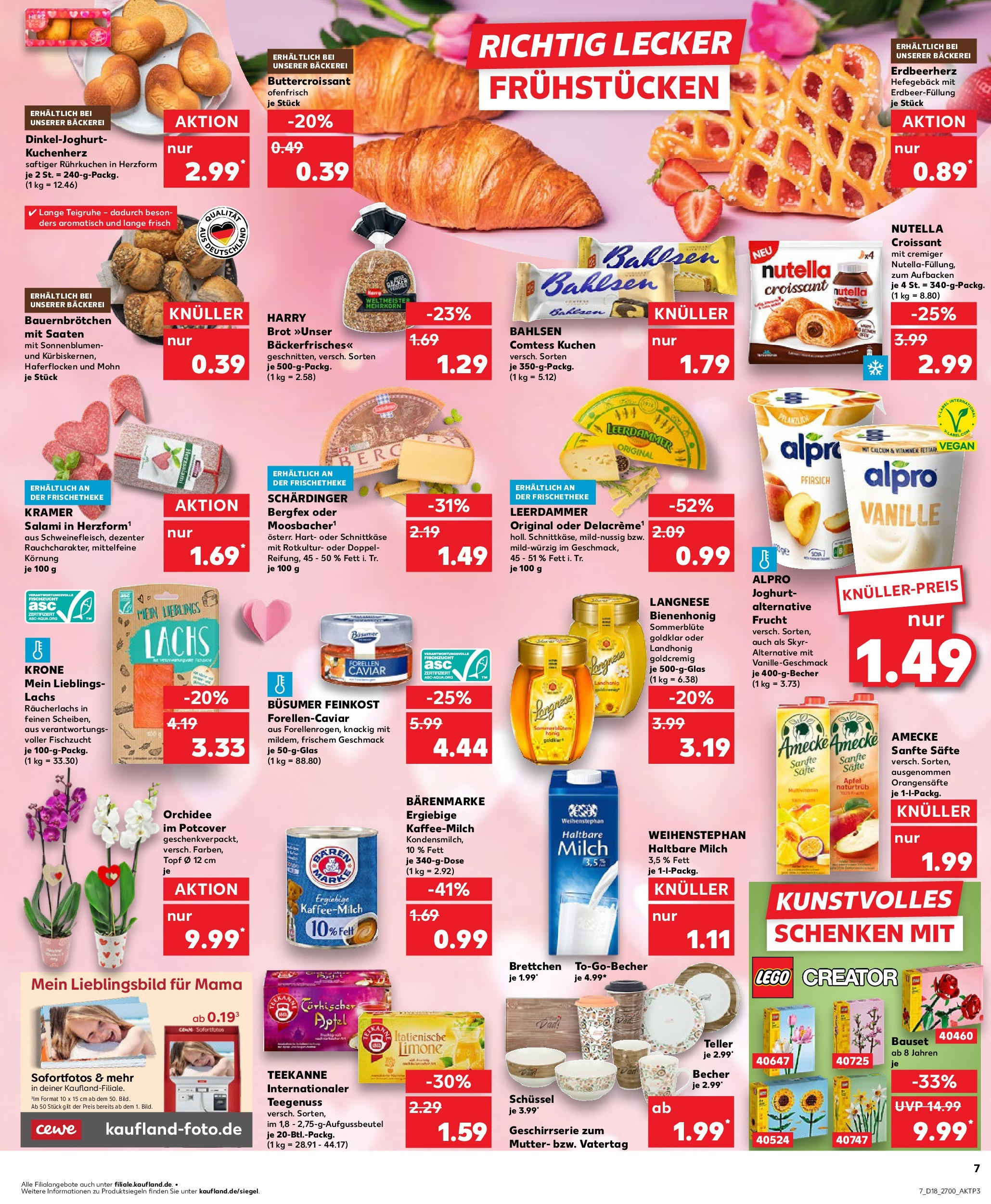Kaufland - Kaufland: Wochenangebote (ab 01.05.2025) » Angebote Online | Seite: 7 | Produkte: Milch, Lachs, Pfirsich, Salami Kaufland - Kaufland: Wochenangebote (ab 01.05.2025) » Angebote Online zum Blättern | Seite: 7 | Produkte: Milch, Lachs, Pfirsich, Salami