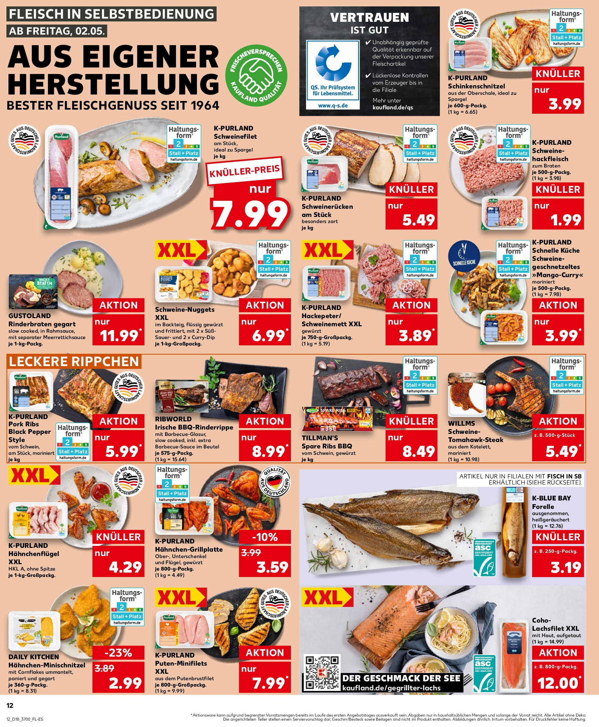 Kaufland - Kaufland: Wochenangebote (ab 01.05.2025) » Angebote Online | Seite: 12 | Produkte: Spargel, Schnitzel, Schweinefilet, Schweinerucken Kaufland - Kaufland: Wochenangebote (ab 01.05.2025) » Angebote Online zum Blättern | Seite: 12 | Produkte: Spargel, Schnitzel, Schweinefilet, Schweinerucken