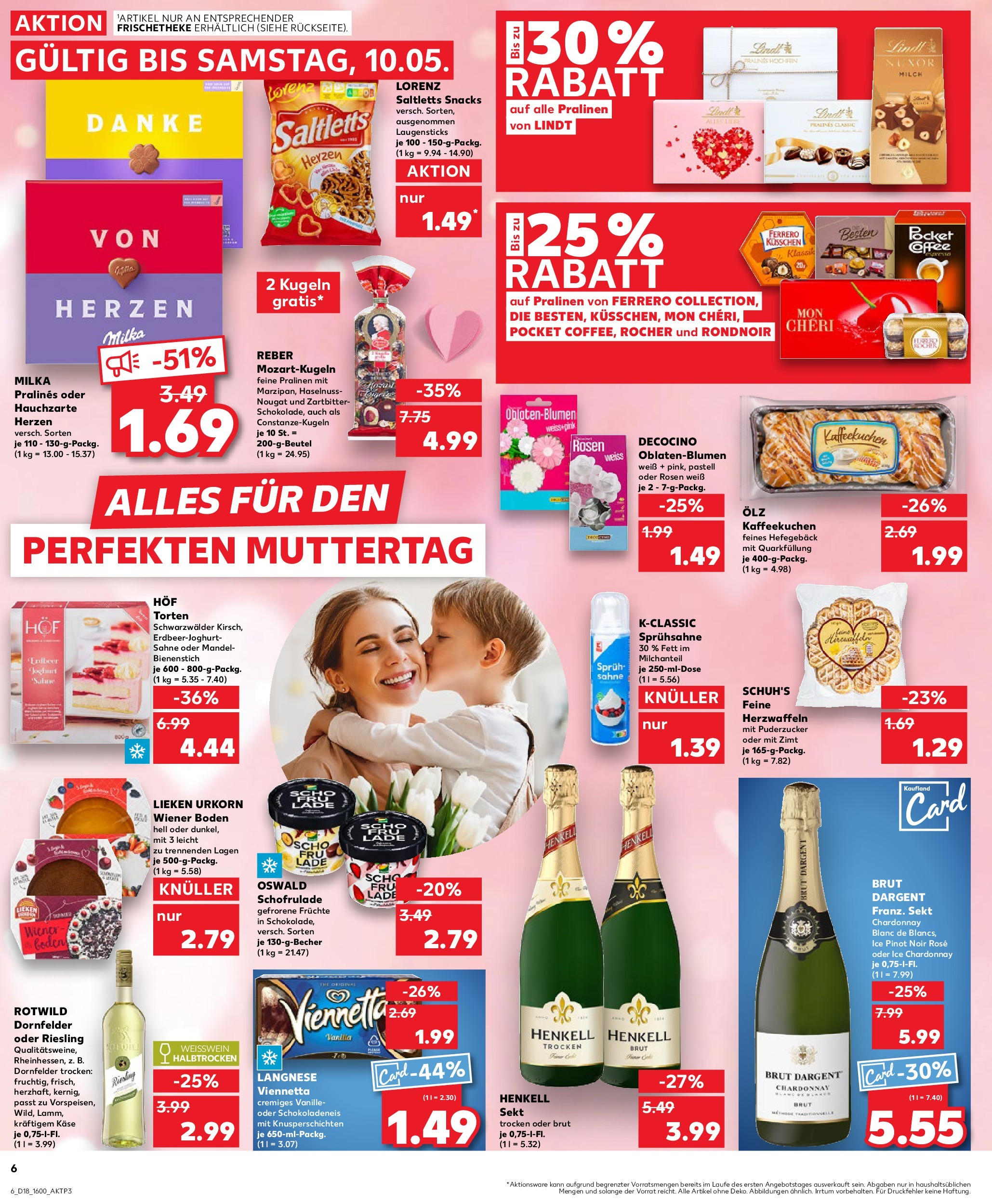 Kaufland - Kaufland: Wochenangebote (ab 01.05.2025) » Angebote Online | Seite: 6 | Produkte: Käse, Sekt, Brut dargent, Sahne Kaufland - Kaufland: Wochenangebote (ab 01.05.2025) » Angebote Online zum Blättern | Seite: 6 | Produkte: Käse, Sekt, Brut dargent, Sahne