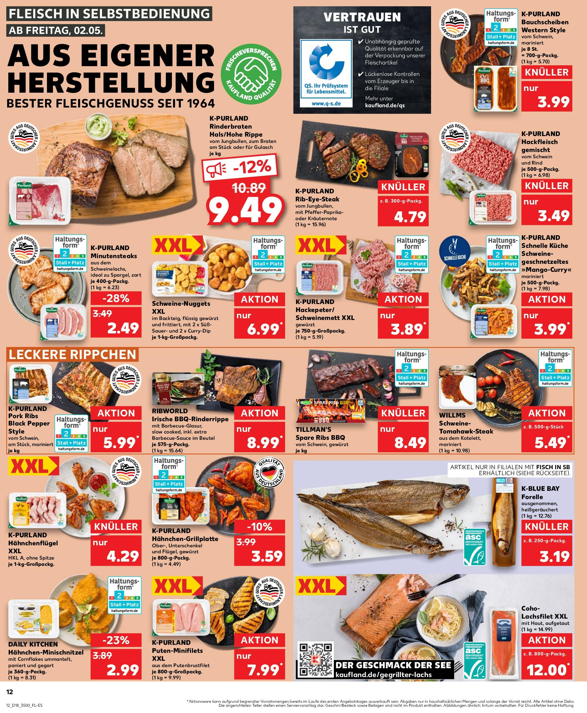 Kaufland - Kaufland: Wochenangebote (ab 01.05.2025) » Angebote Online | Seite: 12 | Produkte: Grill, Küche, Steak, Hackfleisch Kaufland - Kaufland: Wochenangebote (ab 01.05.2025) » Angebote Online zum Blättern | Seite: 12 | Produkte: Grill, Küche, Steak, Hackfleisch