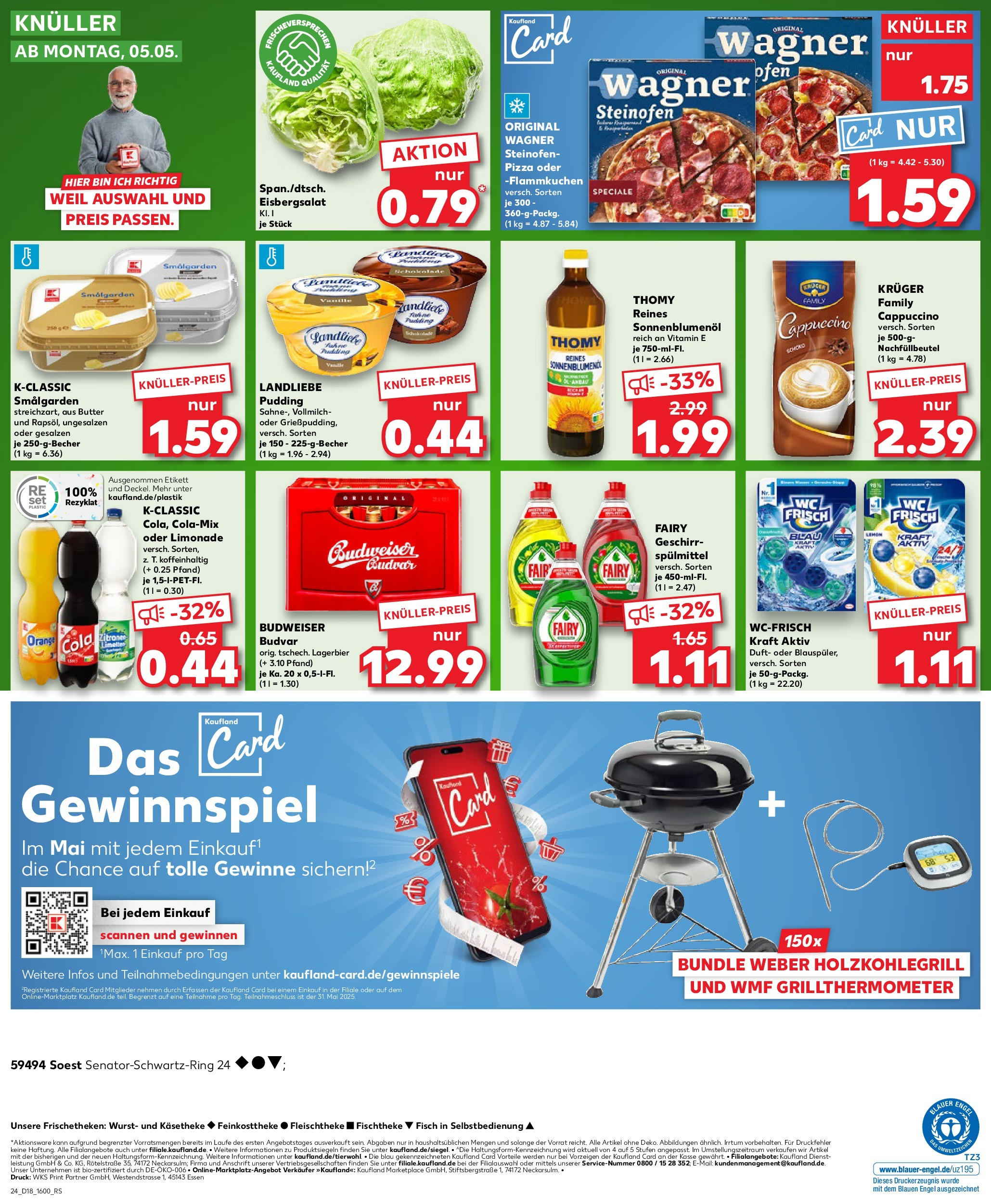 Kaufland - Kaufland: Wochenangebote (ab 01.05.2025) » Angebote Online | Seite: 24 | Produkte: Thermometer, Limonade, Fisch, Wurst Kaufland - Kaufland: Wochenangebote (ab 01.05.2025) » Angebote Online zum Blättern | Seite: 24 | Produkte: Thermometer, Limonade, Fisch, Wurst