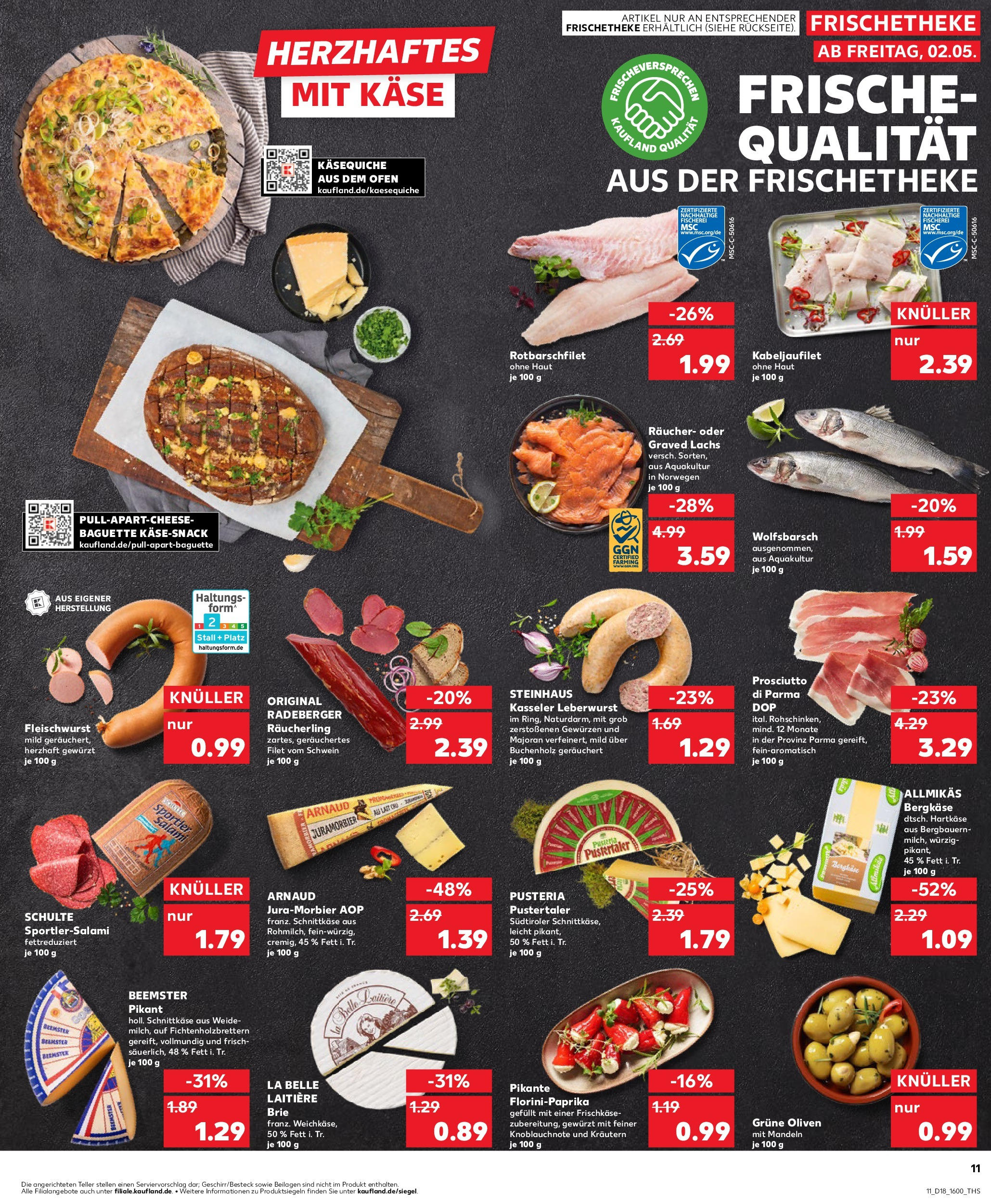 Kaufland - Kaufland: Wochenangebote (ab 01.05.2025) » Angebote Online | Seite: 11 | Produkte: Baguette, Mandeln, Lachs, Frischkase Kaufland - Kaufland: Wochenangebote (ab 01.05.2025) » Angebote Online zum Blättern | Seite: 11 | Produkte: Baguette, Mandeln, Lachs, Frischkase