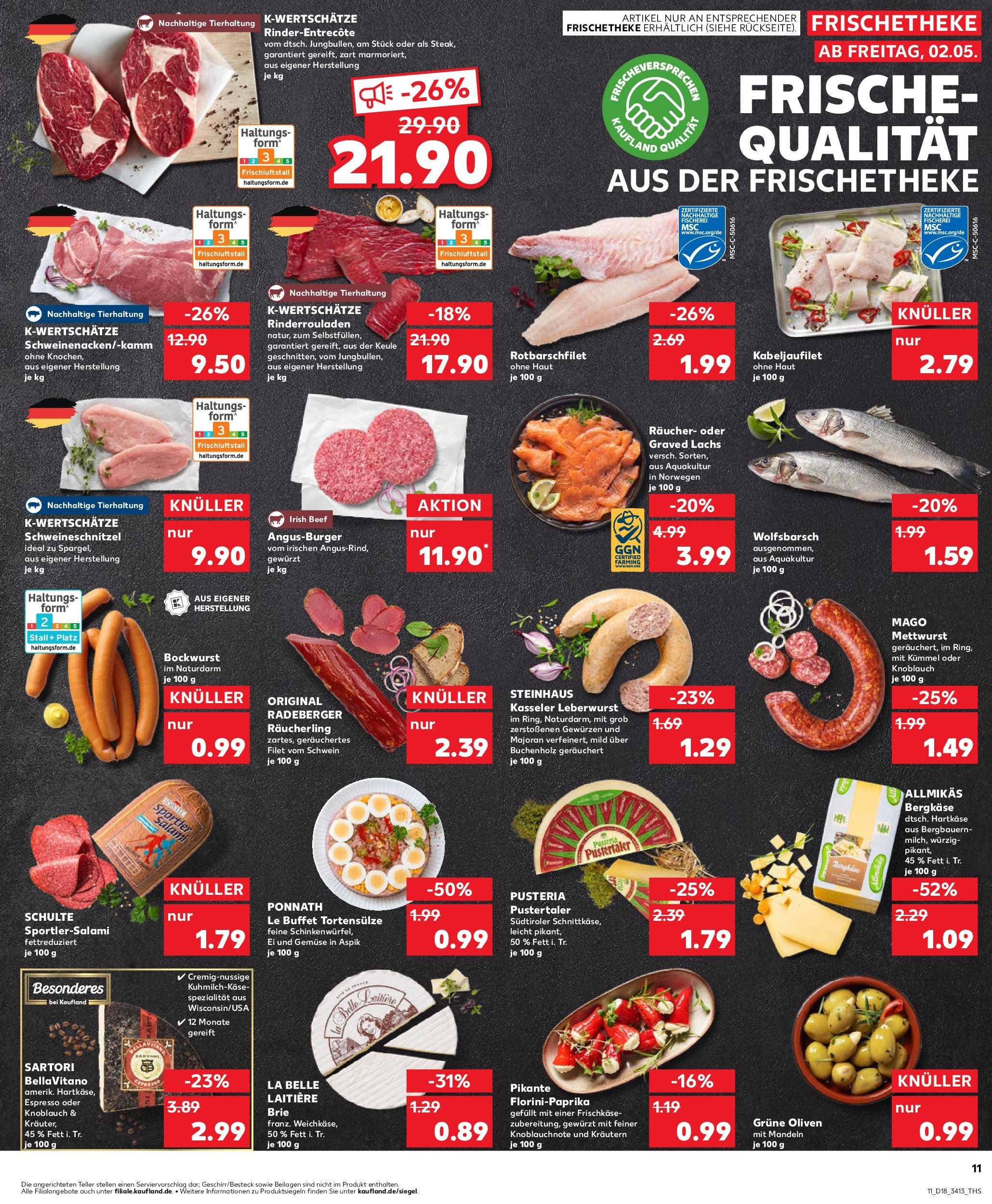 Kaufland - Kaufland: Wochenangebote (ab 01.05.2025) » Angebote Online | Seite: 11 | Produkte: Bockwurst, Burger, Mandeln, Gemüse Kaufland - Kaufland: Wochenangebote (ab 01.05.2025) » Angebote Online zum Blättern | Seite: 11 | Produkte: Bockwurst, Burger, Mandeln, Gemüse
