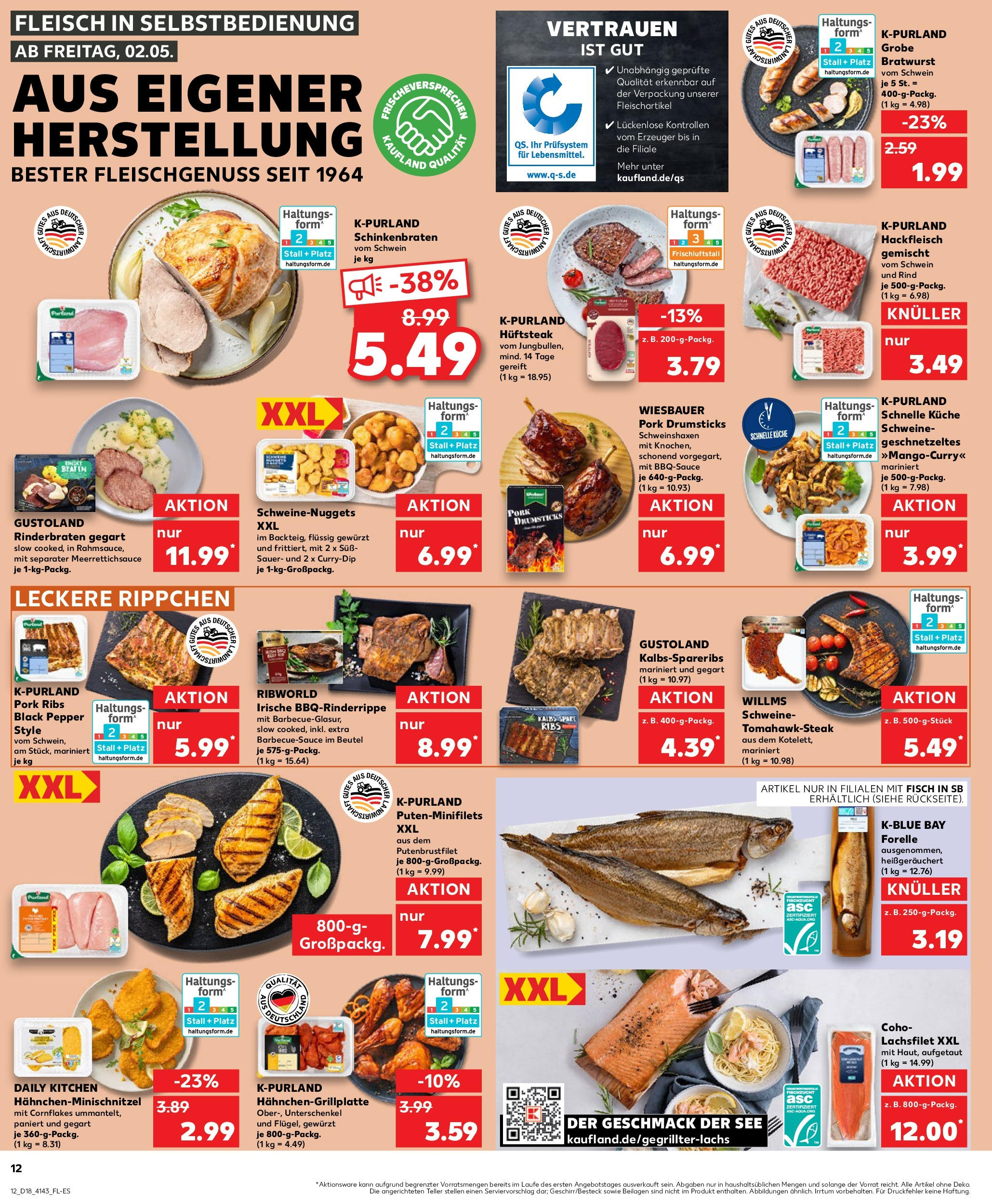 Kaufland - Kaufland: Wochenangebote (ab 01.05.2025) » Angebote Online | Seite: 12 | Produkte: Grill, Küche, Fisch, Fleisch Kaufland - Kaufland: Wochenangebote (ab 01.05.2025) » Angebote Online zum Blättern | Seite: 12 | Produkte: Grill, Küche, Fisch, Fleisch