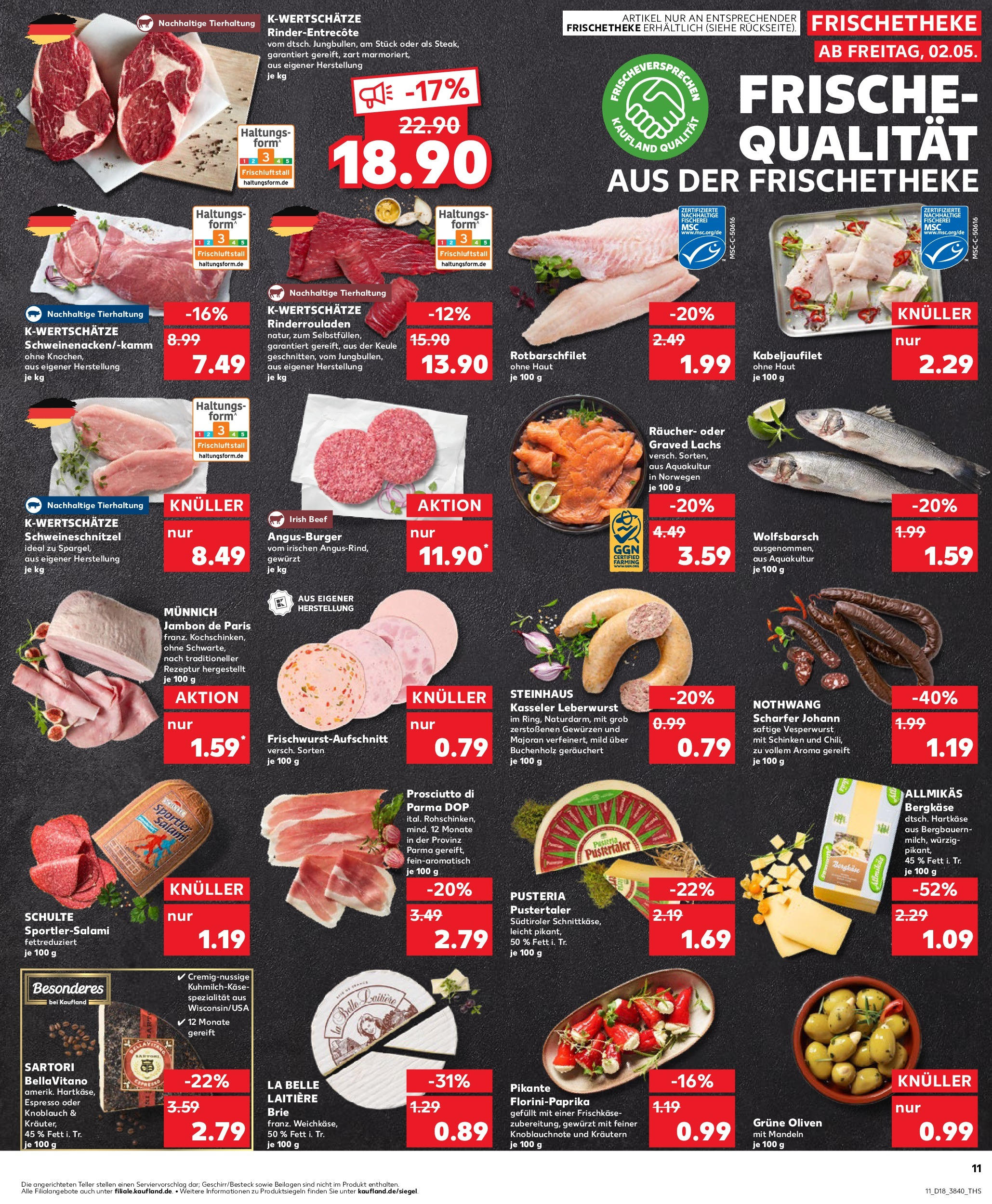 Kaufland - Kaufland: Wochenangebote (ab 01.05.2025) » Angebote Online | Seite: 11 | Produkte: Burger, Lachs, Knoblauch, Frischkase Kaufland - Kaufland: Wochenangebote (ab 01.05.2025) » Angebote Online zum Blättern | Seite: 11 | Produkte: Burger, Lachs, Knoblauch, Frischkase