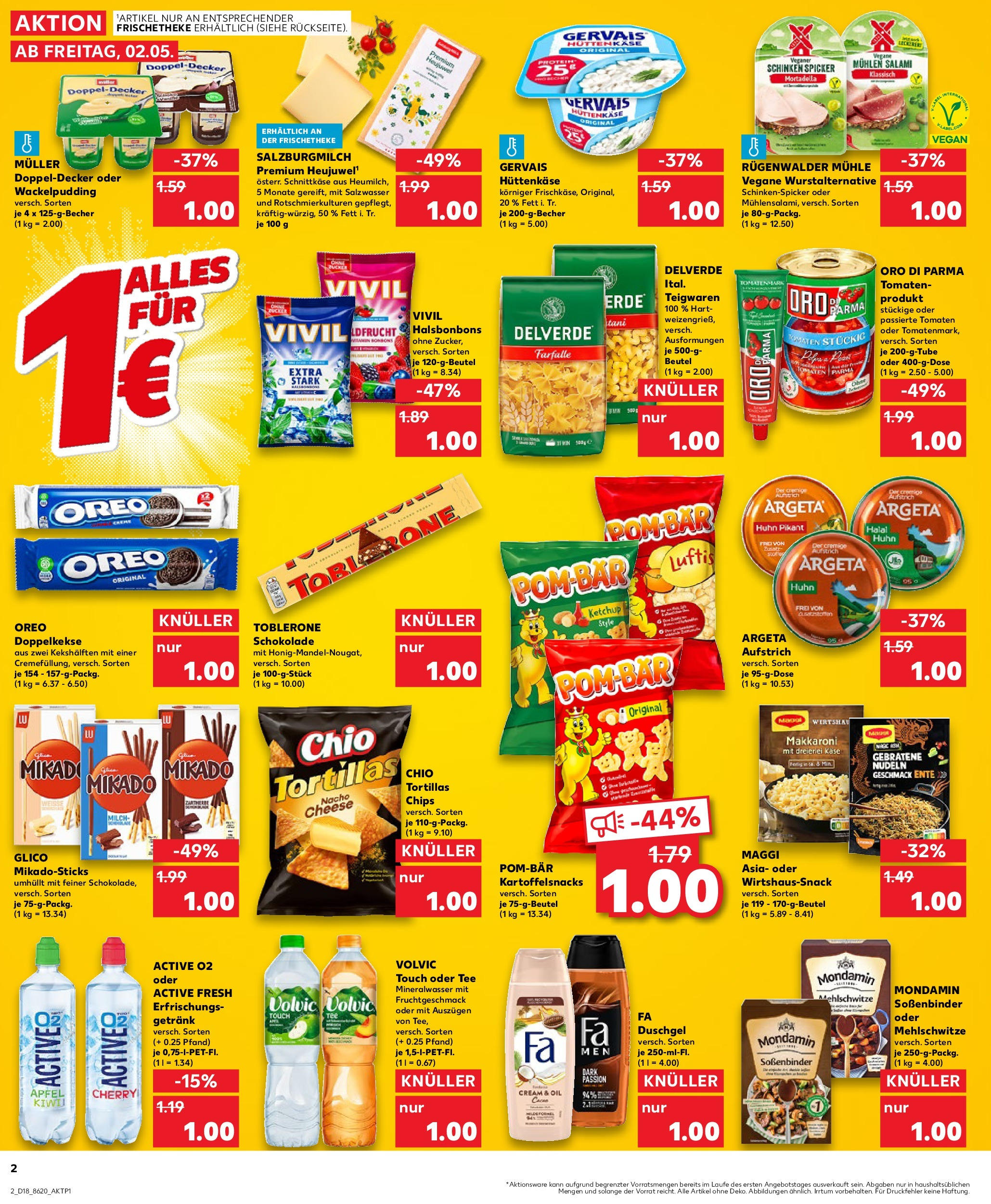 Kaufland - Kaufland: Wochenangebote (ab 01.05.2025) » Angebote Online | Seite: 2 | Produkte: Käse, Tee, Volvic, Hüttenkäse Kaufland - Kaufland: Wochenangebote (ab 01.05.2025) » Angebote Online zum Blättern | Seite: 2 | Produkte: Käse, Tee, Volvic, Hüttenkäse