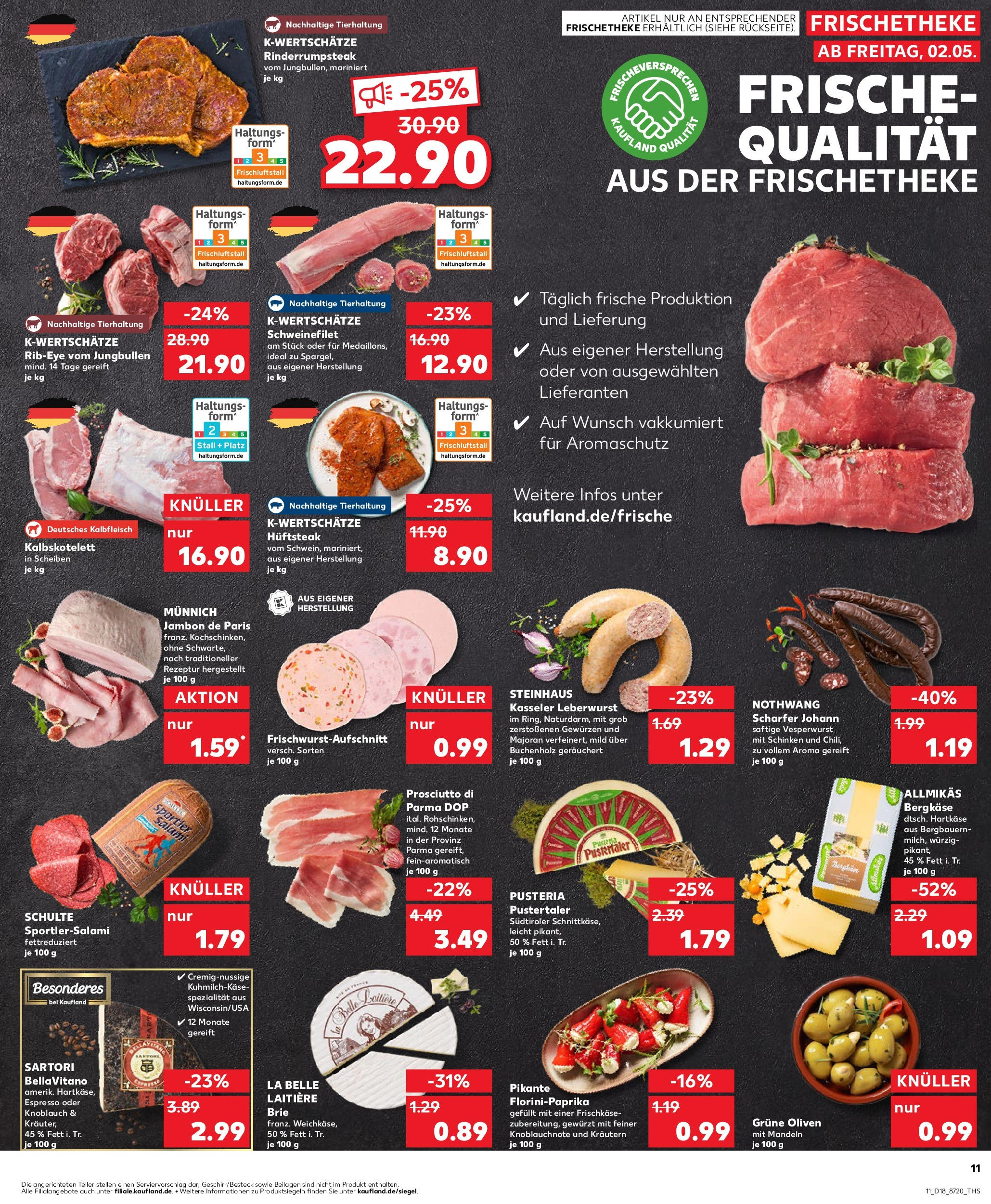 Kaufland - Kaufland: Wochenangebote (ab 01.05.2025) » Angebote Online | Seite: 11 | Produkte: Mandeln, Knoblauch, Schinken, Frischkase Kaufland - Kaufland: Wochenangebote (ab 01.05.2025) » Angebote Online zum Blättern | Seite: 11 | Produkte: Mandeln, Knoblauch, Schinken, Frischkase