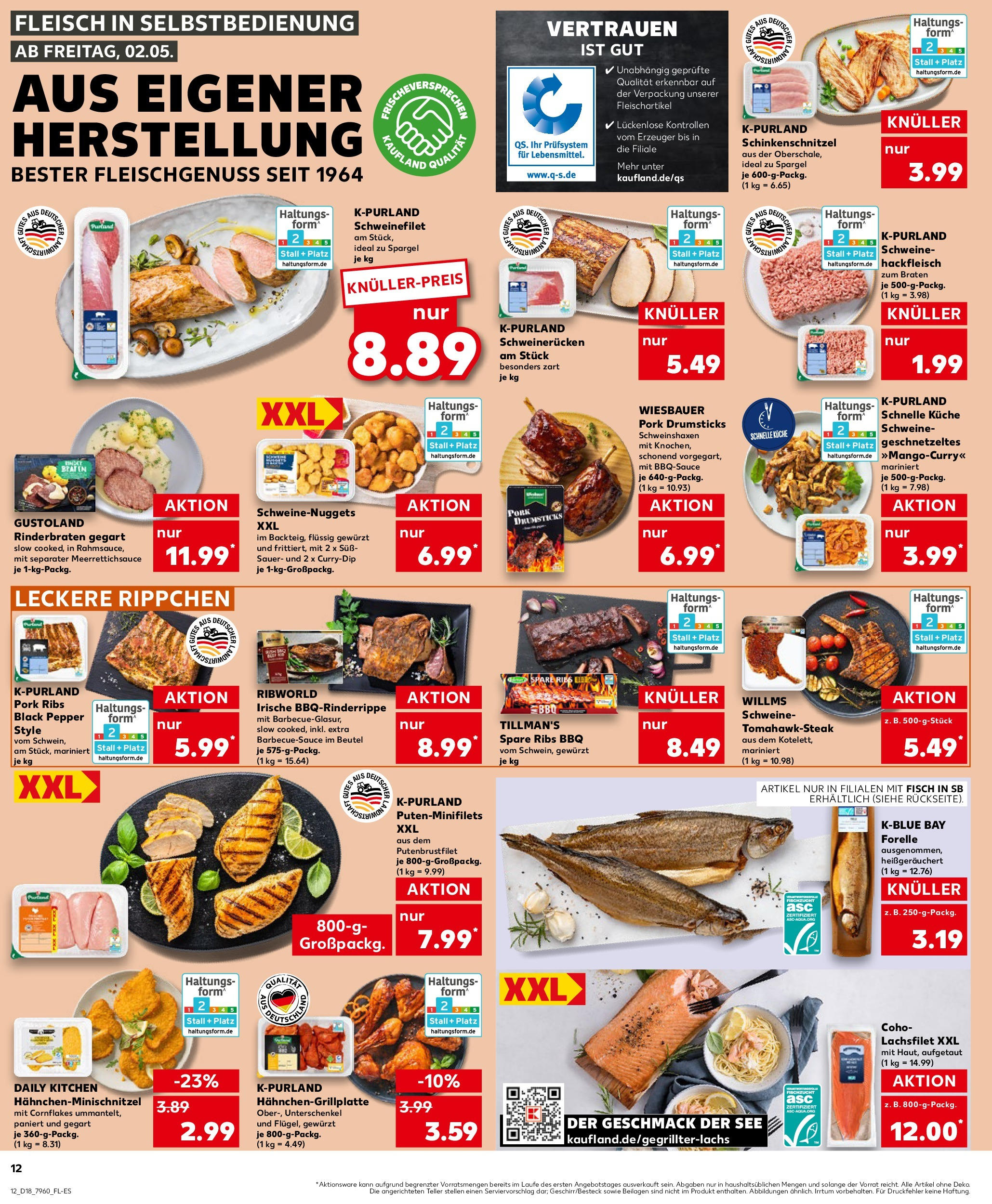 Kaufland - Kaufland: Wochenangebote (ab 01.05.2025) » Angebote Online | Seite: 12 | Produkte: Grill, Spare ribs, Fisch, Fleisch Kaufland - Kaufland: Wochenangebote (ab 01.05.2025) » Angebote Online zum Blättern | Seite: 12 | Produkte: Grill, Spare ribs, Fisch, Fleisch
