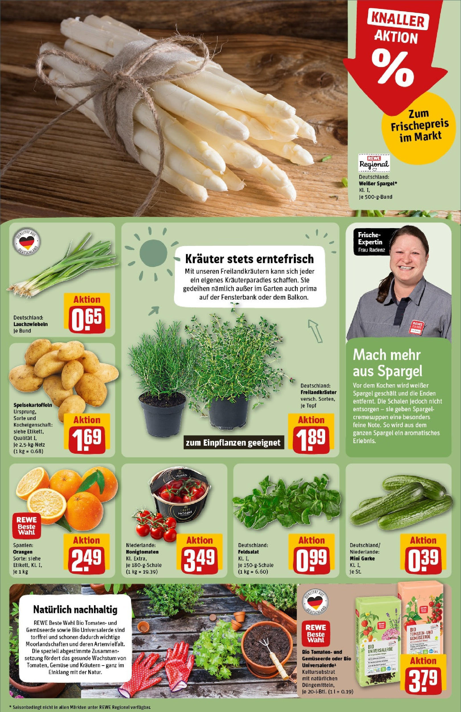 Rewe - Rewe: Wochenangebote (ab 27.04.2025) zum Blättern » Angebote | Seite: 7 | Produkte: Orangen, Tomaten, Spargel, Gemüse Rewe - Rewe: Wochenangebote (ab 27.04.2025) zum Blättern » Angebote | Seite: 7 | Produkte: Orangen, Tomaten, Spargel, Gemüse