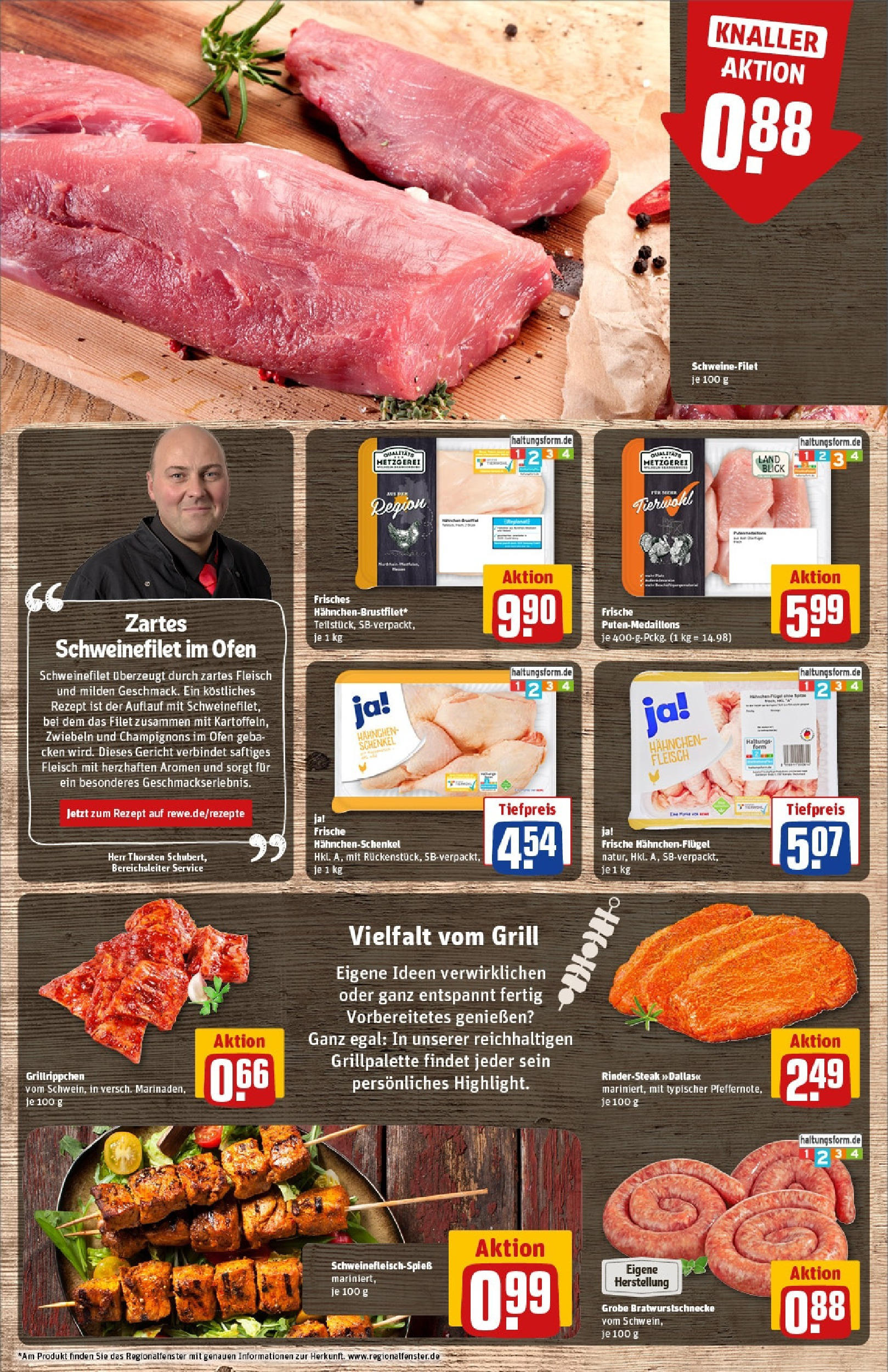Rewe - Rewe: Wochenangebote (ab 27.04.2025) zum Blättern » Angebote | Seite: 8 | Produkte: Grill, Hahnchen, Schweinefilet, Champignons Rewe - Rewe: Wochenangebote (ab 27.04.2025) zum Blättern » Angebote | Seite: 8 | Produkte: Grill, Hahnchen, Schweinefilet, Champignons
