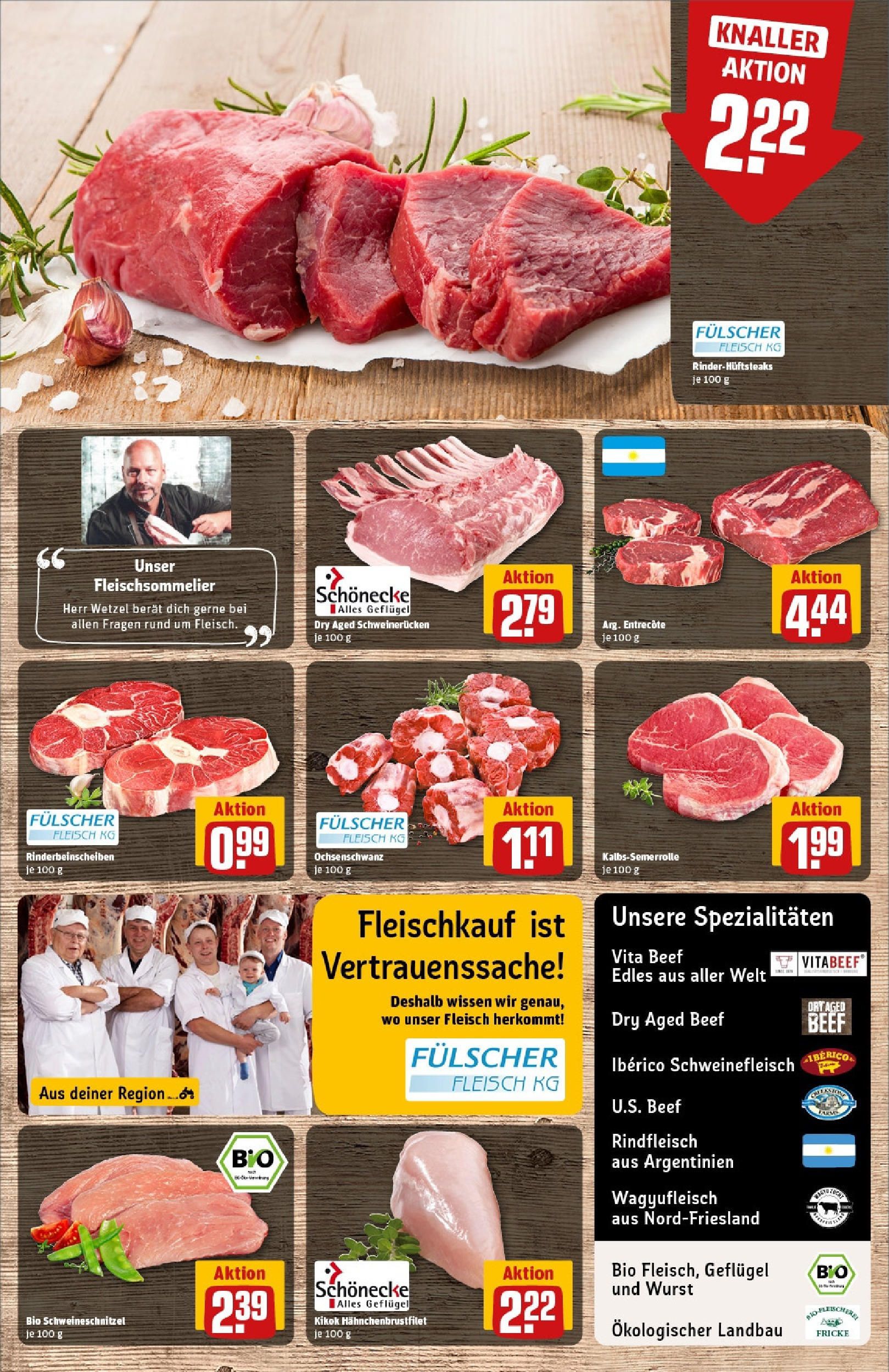 Rewe - Rewe: Wochenangebote (ab 27.04.2025) zum Blättern » Angebote | Seite: 8 | Produkte: Entrecote, Wurst, Schweinefleisch, Rindfleisch Rewe - Rewe: Wochenangebote (ab 27.04.2025) zum Blättern » Angebote | Seite: 8 | Produkte: Entrecote, Wurst, Schweinefleisch, Rindfleisch