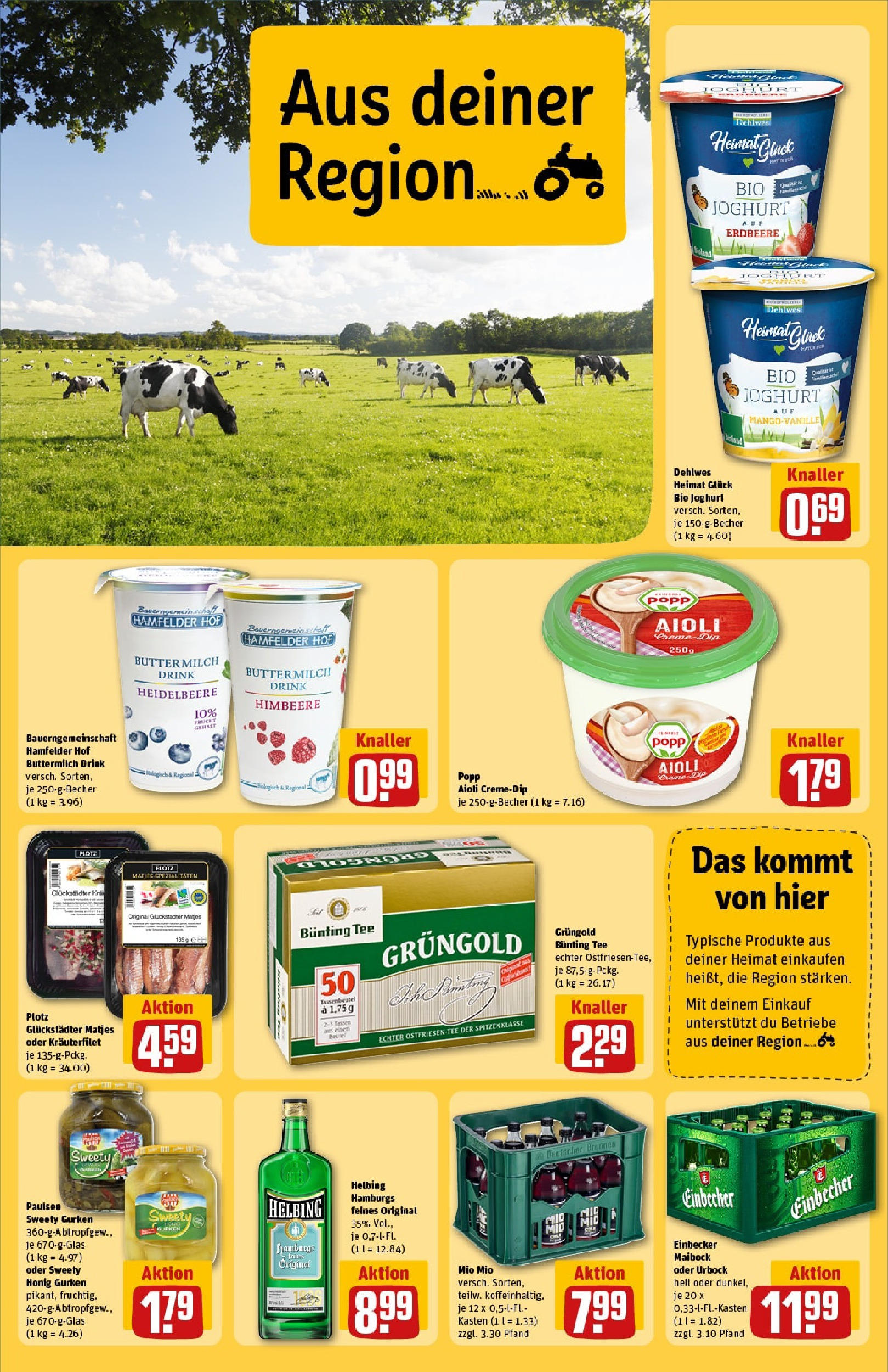 Rewe - Rewe: Wochenangebote (ab 27.04.2025) zum Blättern » Angebote | Seite: 28 | Produkte: Buttermilch, Joghurt, Tee, Gurken Rewe - Rewe: Wochenangebote (ab 27.04.2025) zum Blättern » Angebote | Seite: 28 | Produkte: Buttermilch, Joghurt, Tee, Gurken