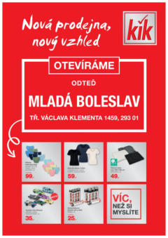 Náhled letáku Kik leták - Mladá Boleslav od 08.05.2025