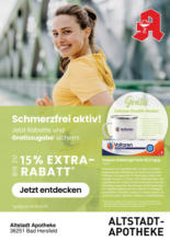 Bewegungswochen in Ihrer Apotheke: Satte Rabatte für Ihre Gesundheit!