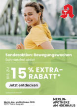 Bewegungswochen in Ihrer Apotheke: Satte Rabatte für Ihre Gesundheit!