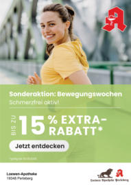 Bewegungswochen in Ihrer Apotheke: Satte Rabatte für Ihre Gesundheit!