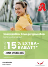 Bewegungswochen in Ihrer Apotheke: Satte Rabatte für Ihre Gesundheit!