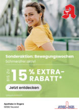 Bewegungswochen in Ihrer Apotheke: Satte Rabatte für Ihre Gesundheit!