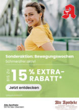 Bewegungswochen in Ihrer Apotheke: Satte Rabatte für Ihre Gesundheit!