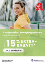 Bewegungswochen in Ihrer Apotheke: Satte Rabatte für Ihre Gesundheit!