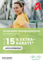 Einhorn Apotheke Bewegungswochen in Ihrer Apotheke: Satte Rabatte für Ihre Gesundheit! - bis 30.05.2025