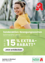 Bewegungswochen in Ihrer Apotheke: Satte Rabatte für Ihre Gesundheit!