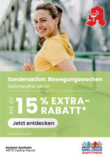 Bewegungswochen in Ihrer Apotheke: Satte Rabatte für Ihre Gesundheit!