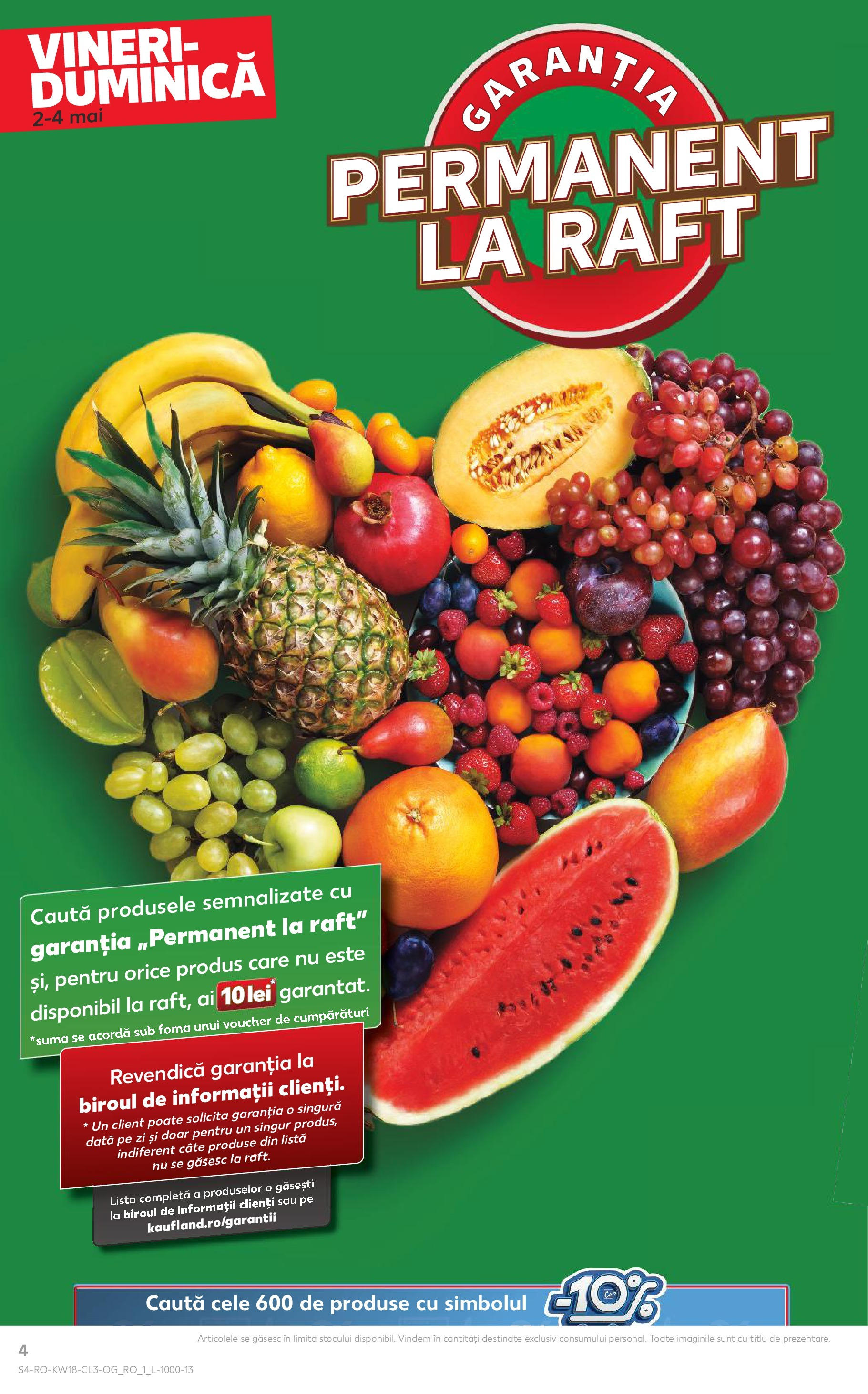 Catalog Kaufland - Bucureşti 02.05.2025 - Revista si Oferta | Pagină: 4 | Produse: Raft
